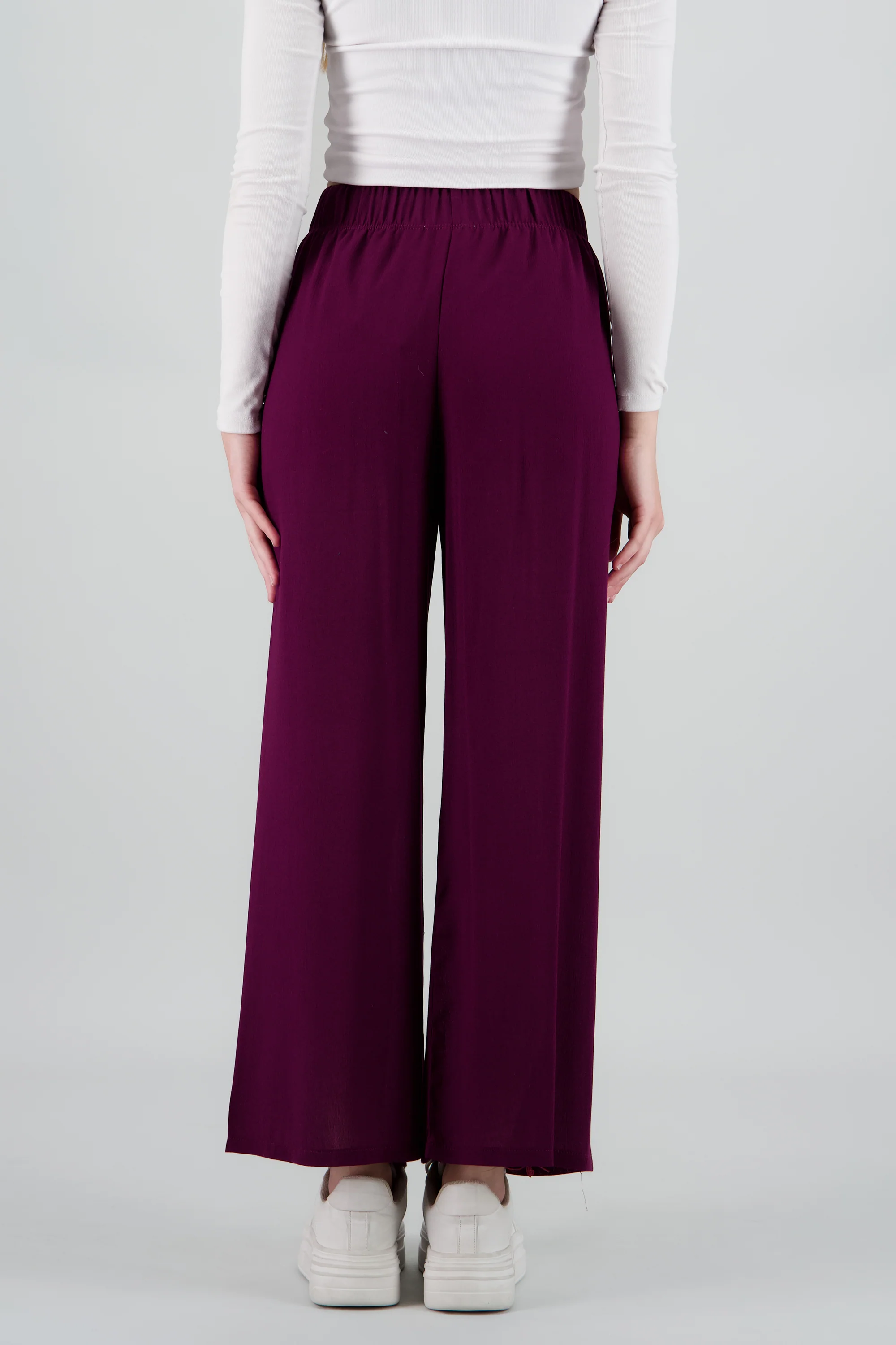 Pantalón Wide Leg Cintura Elástico - Image 4