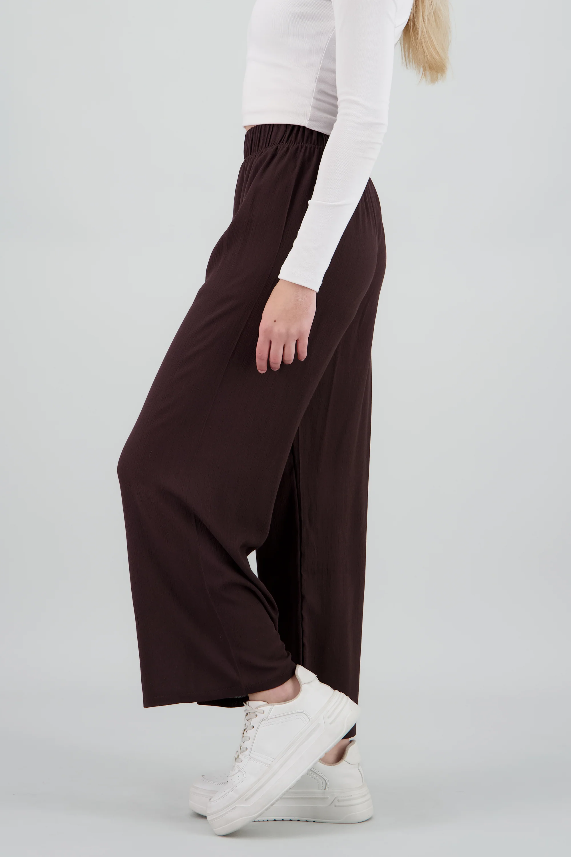 Pantalón Wide Leg Cintura Elástico - Image 3