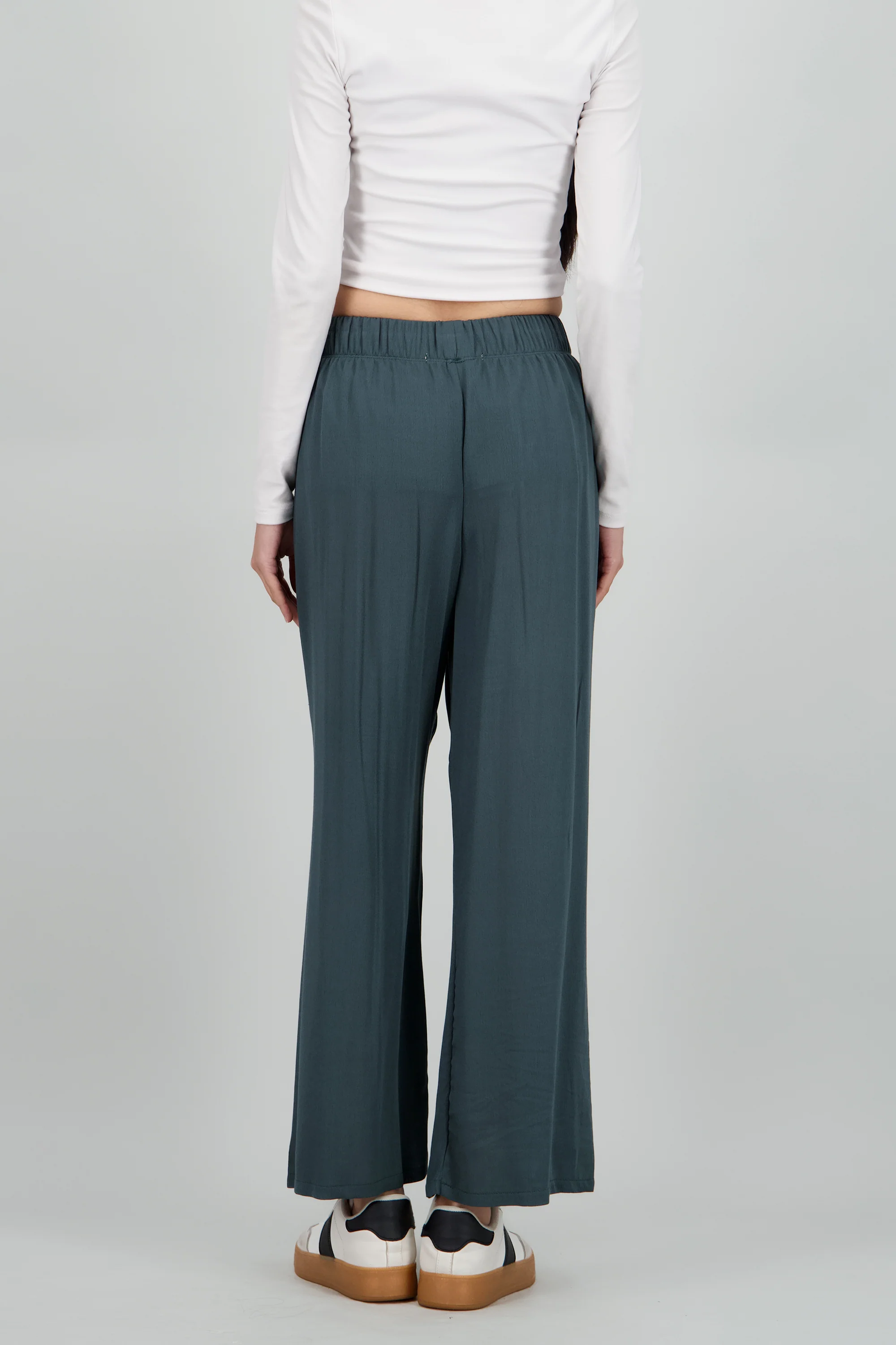 Pantalón Wide Leg Cintura Elástico - Image 4