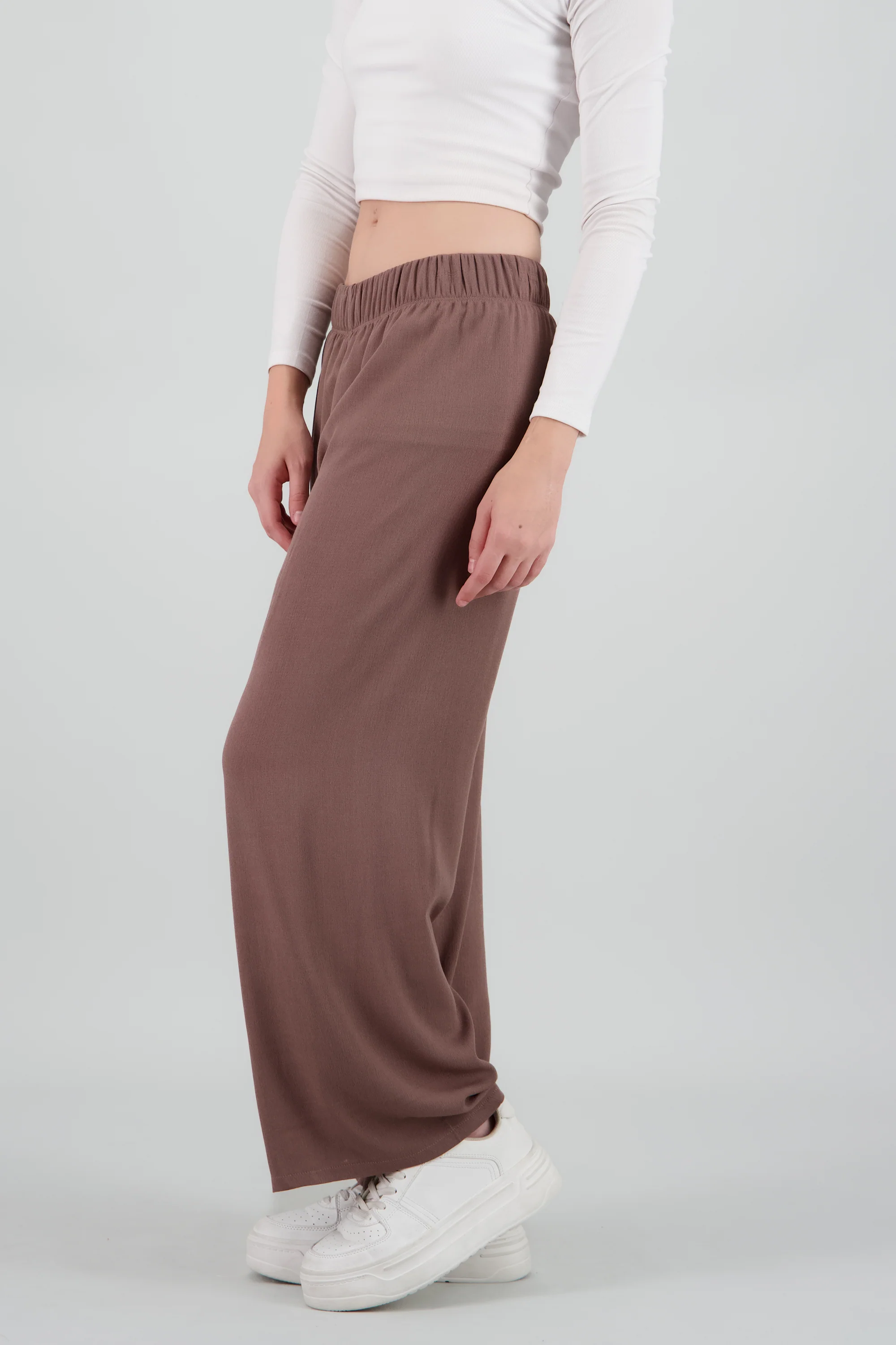 Pantalón Wide Leg Cintura Elástico - Image 3