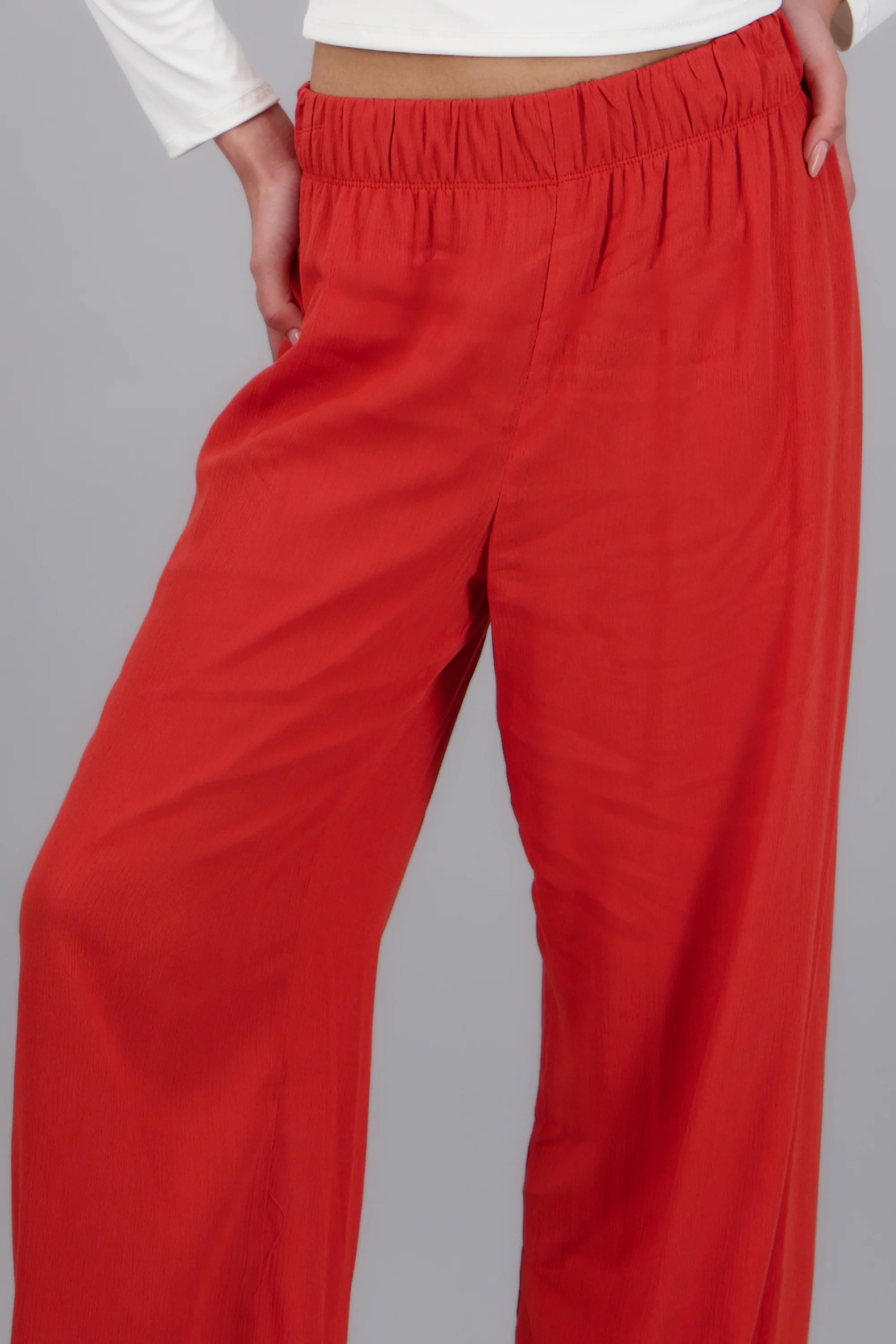 Pantalón Wide Leg Cintura Elástico - Image 5