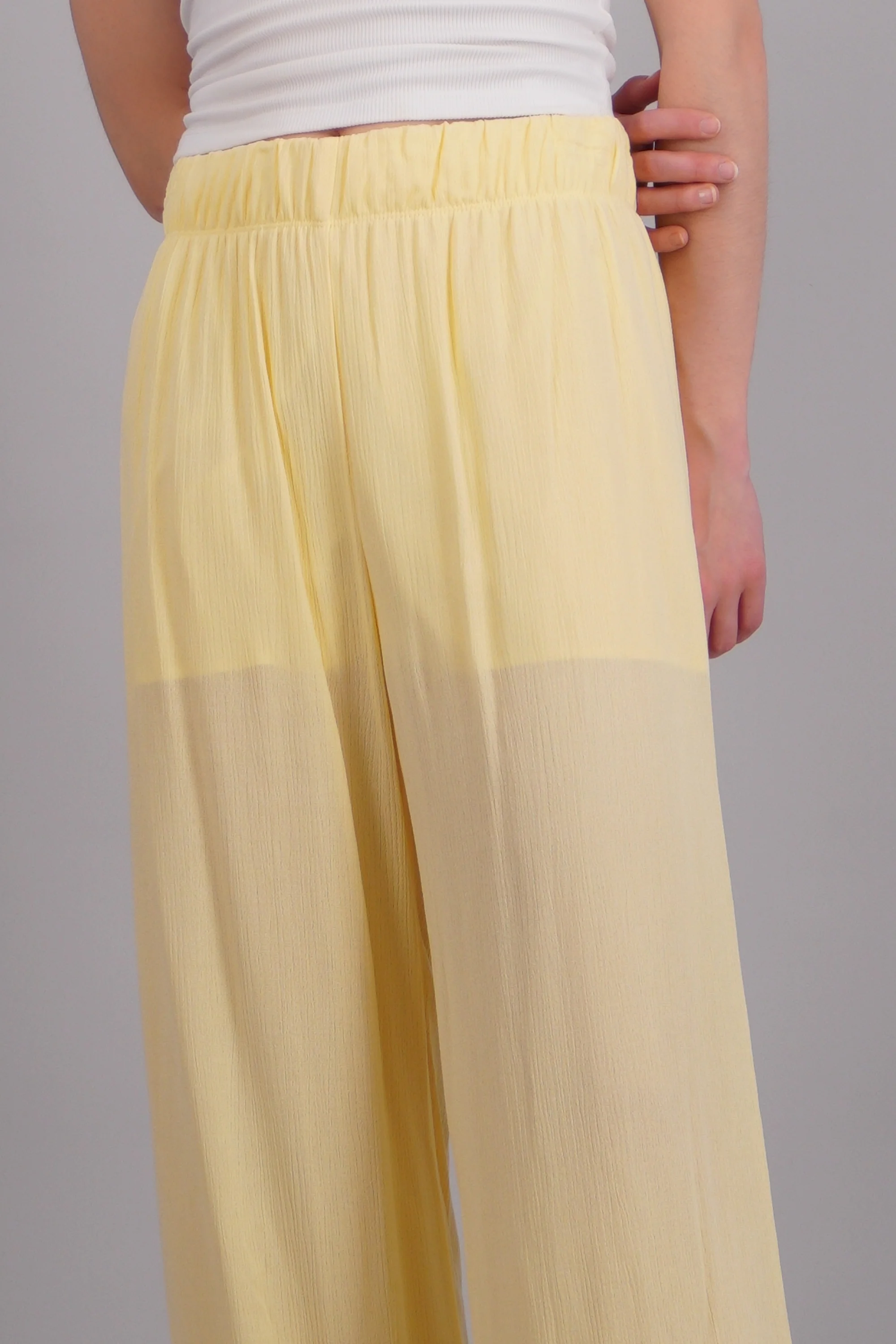 Pantalón wide leg cintura elástica - Image 5