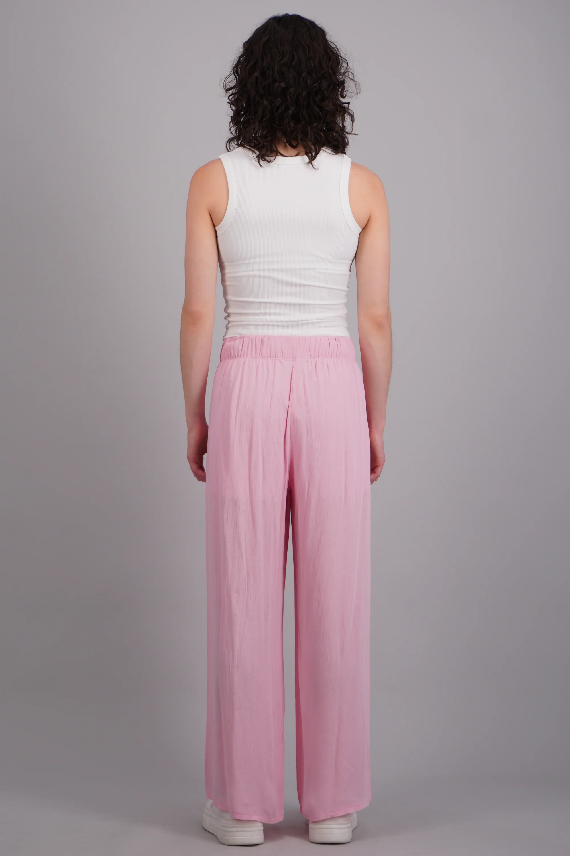 Pantalón wide leg cintura elástica - Image 4