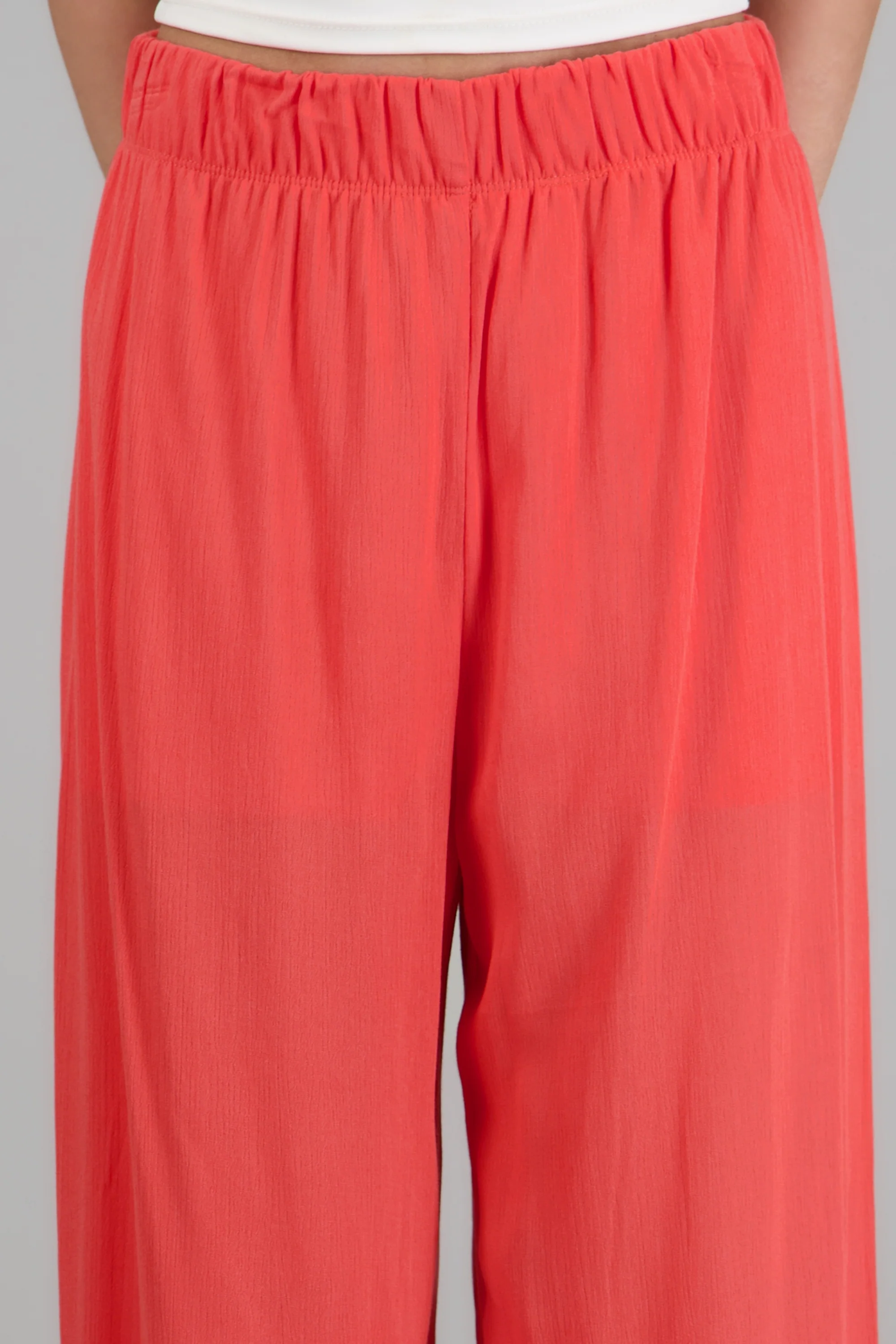 Pantalón wide leg cintura elástica - Image 5