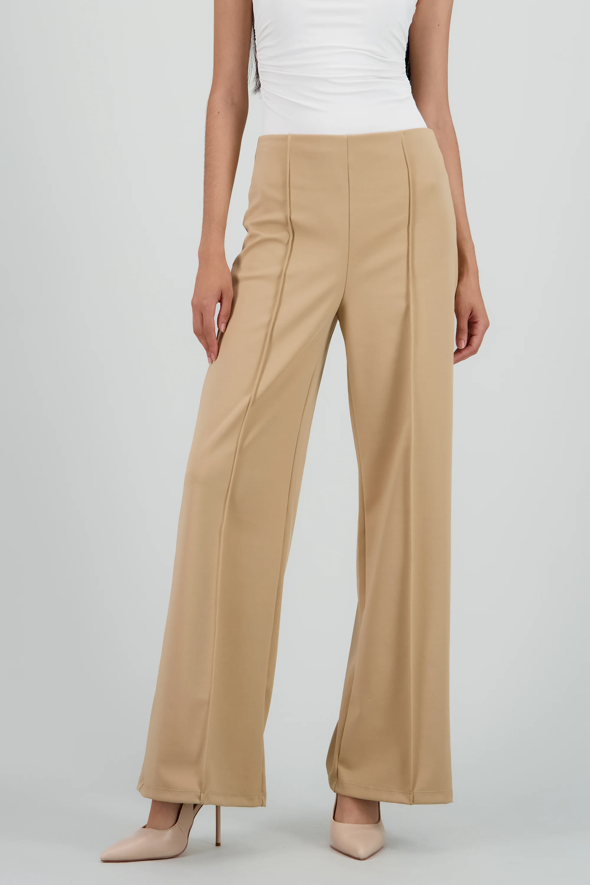 Pantalon wide leg detalle costura - Image 2