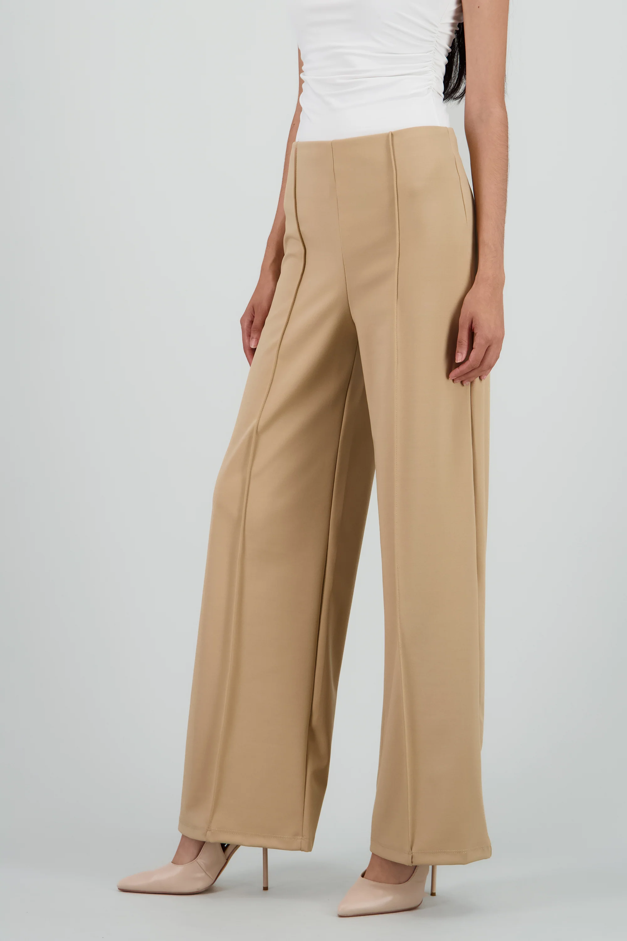 Pantalon wide leg detalle costura - Image 3