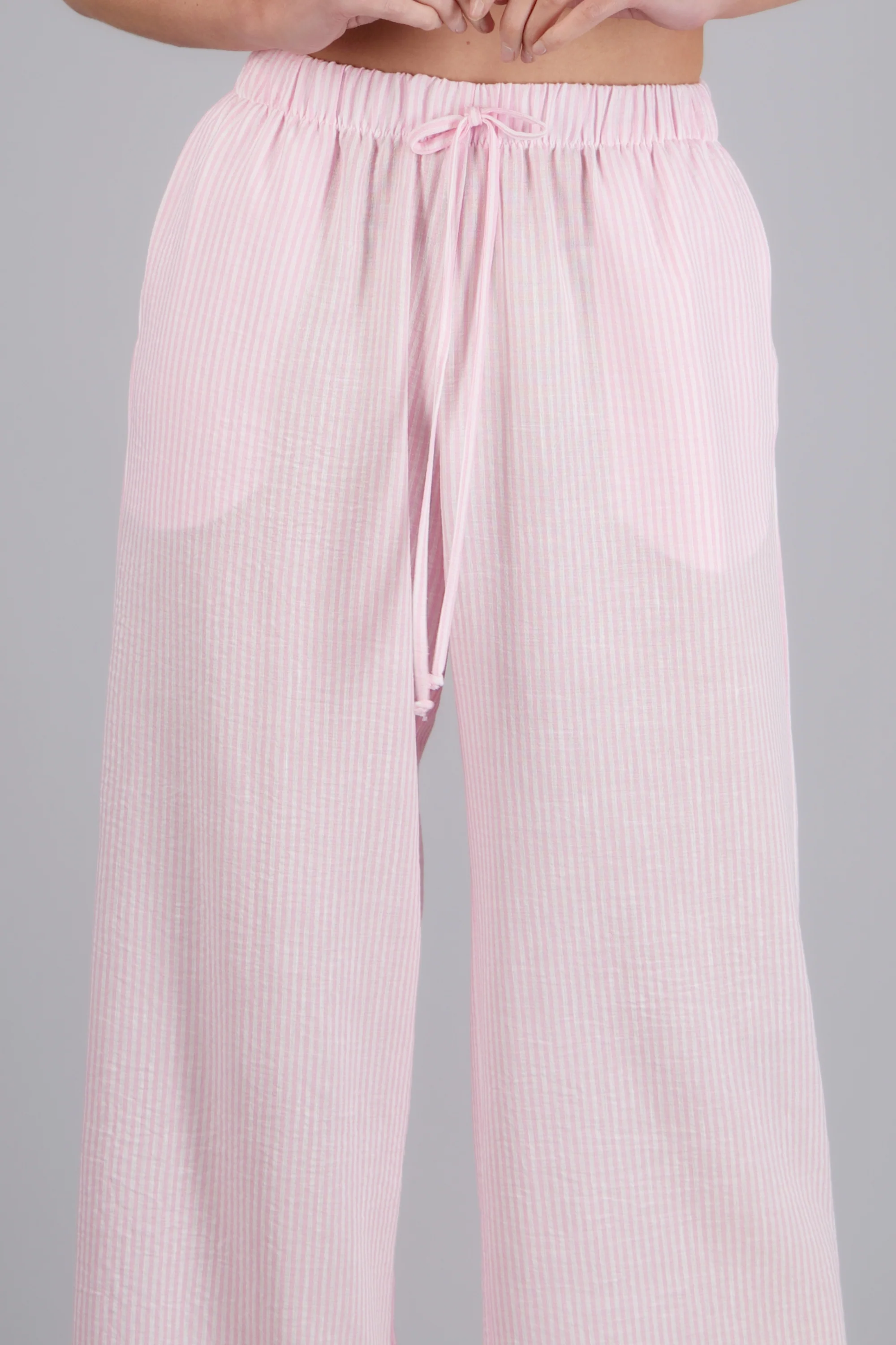 Pantalon wide leg detalle pretina elastica - Image 5