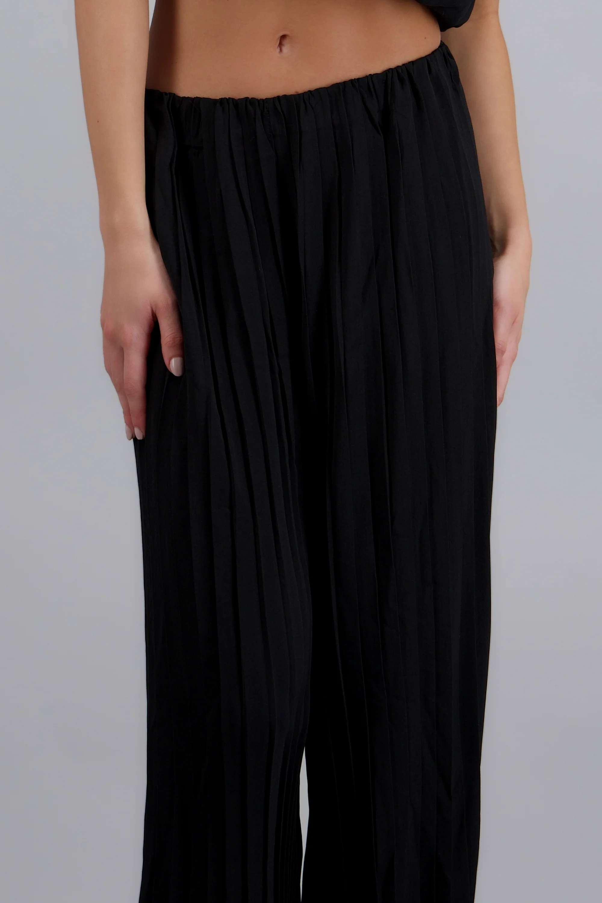 Pantalon wide leg detalle textura - Image 5