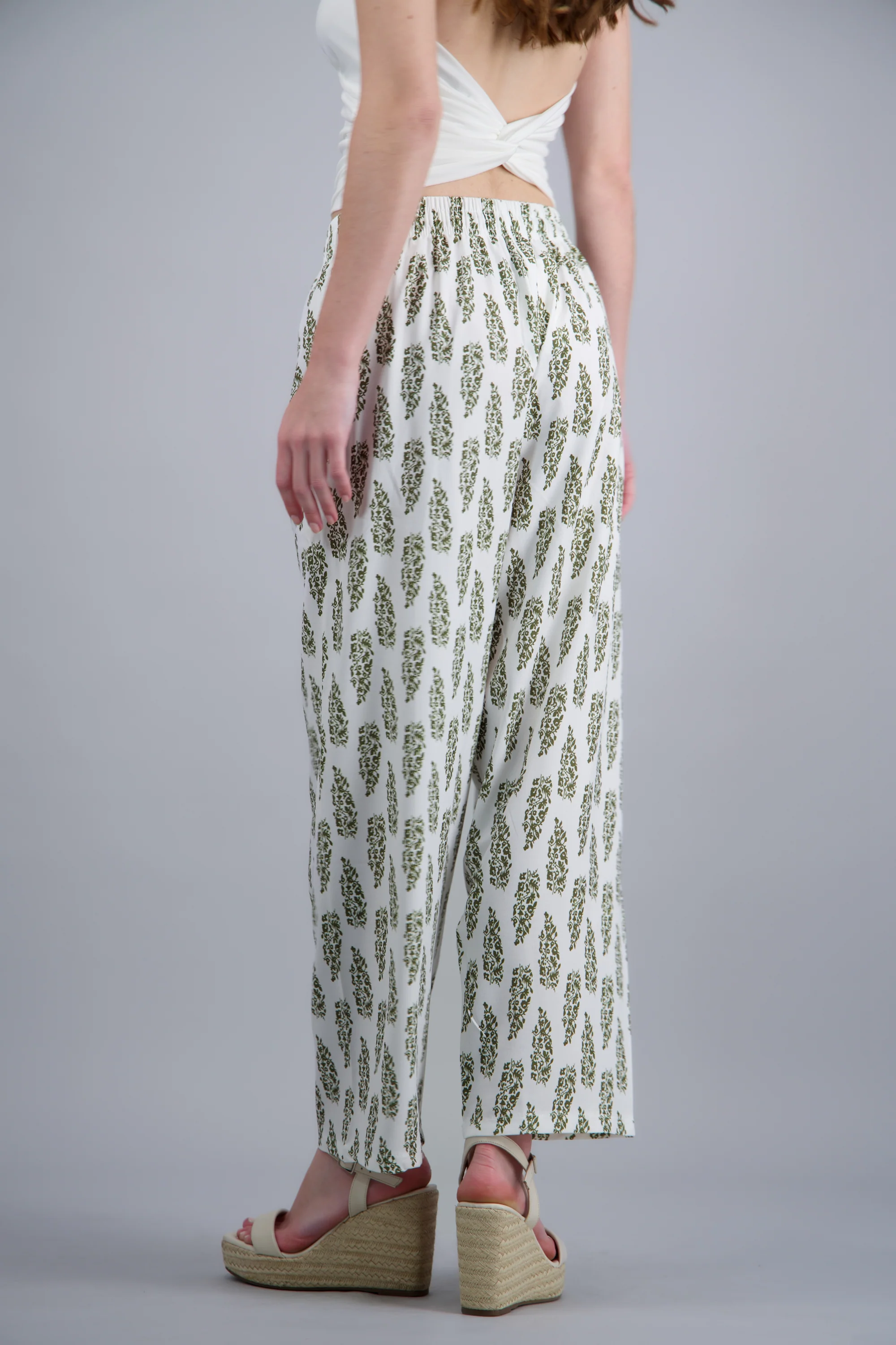 Pantalón wide leg estamado - Image 4