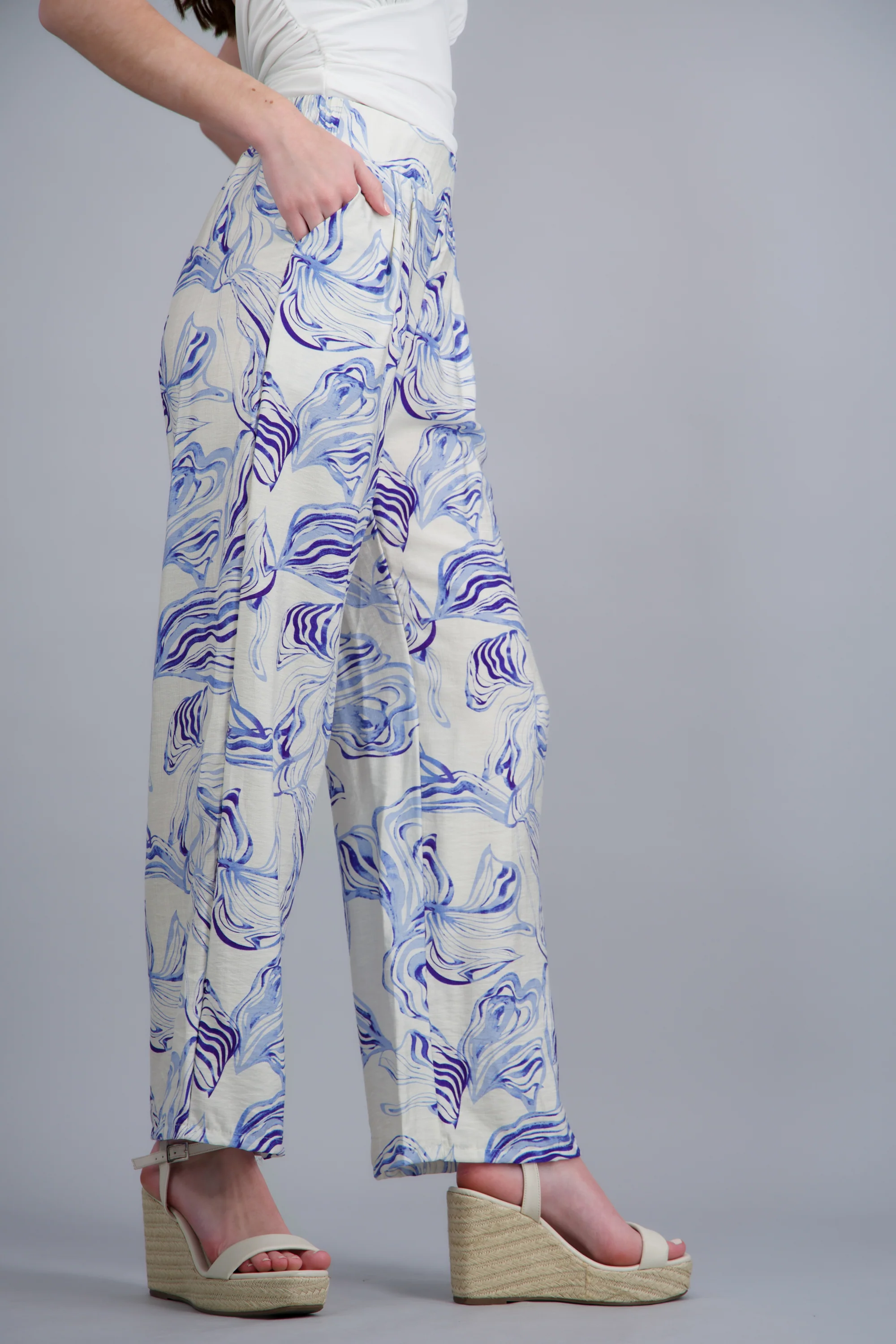 Pantalón wide leg estampado - Image 4