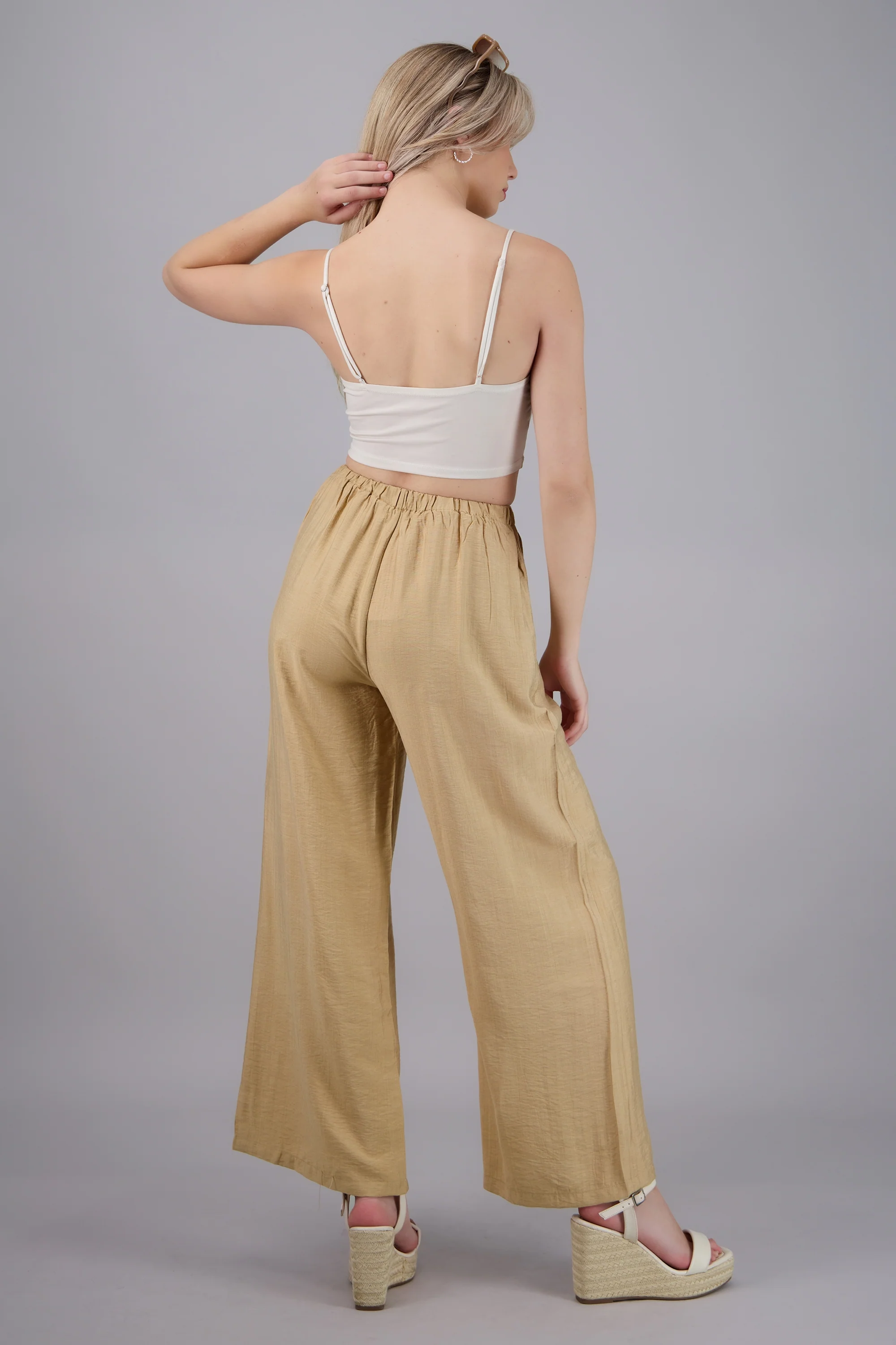 Pantalón wide leg ligero - Image 4