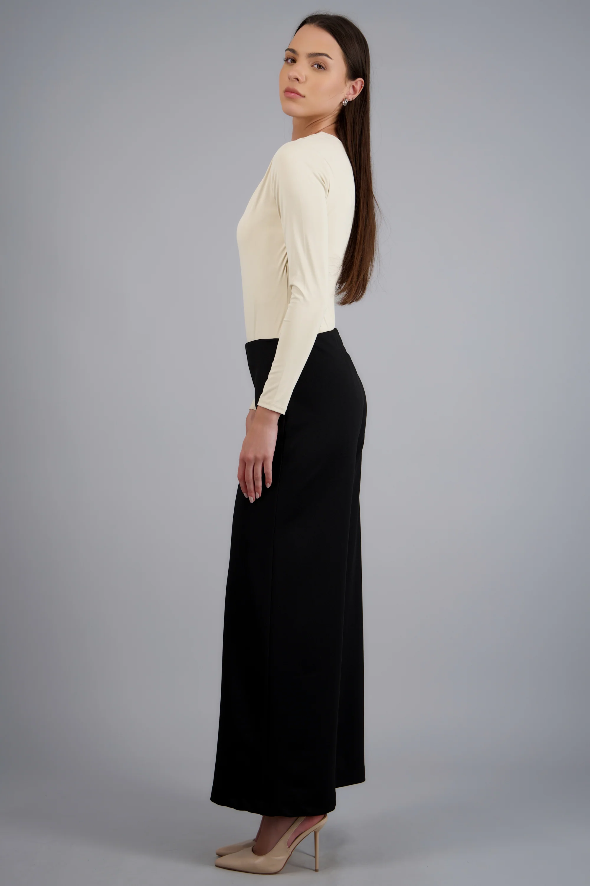 Pantalon wide leg liso - Image 2