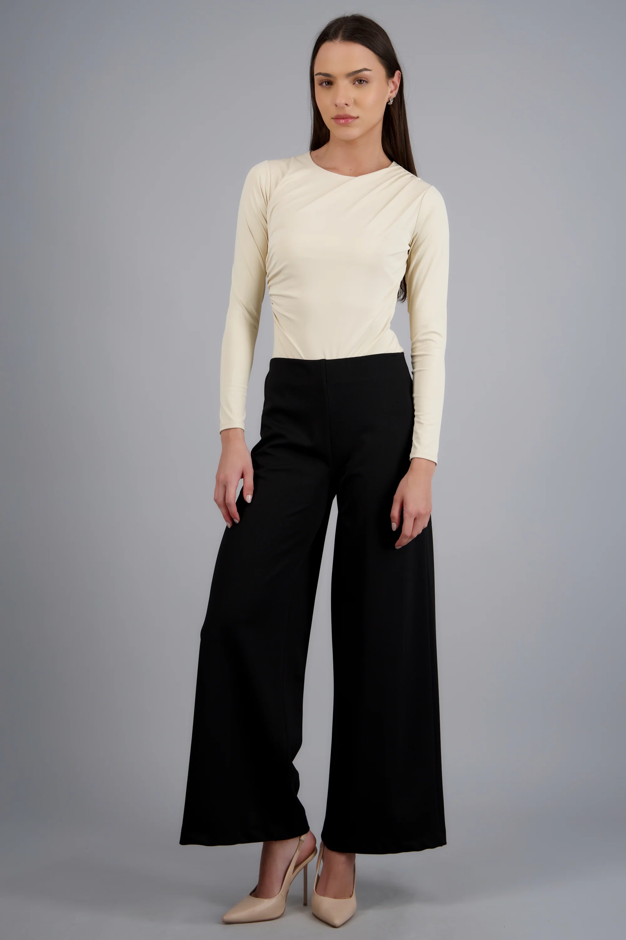 Pantalon wide leg liso - Image 3