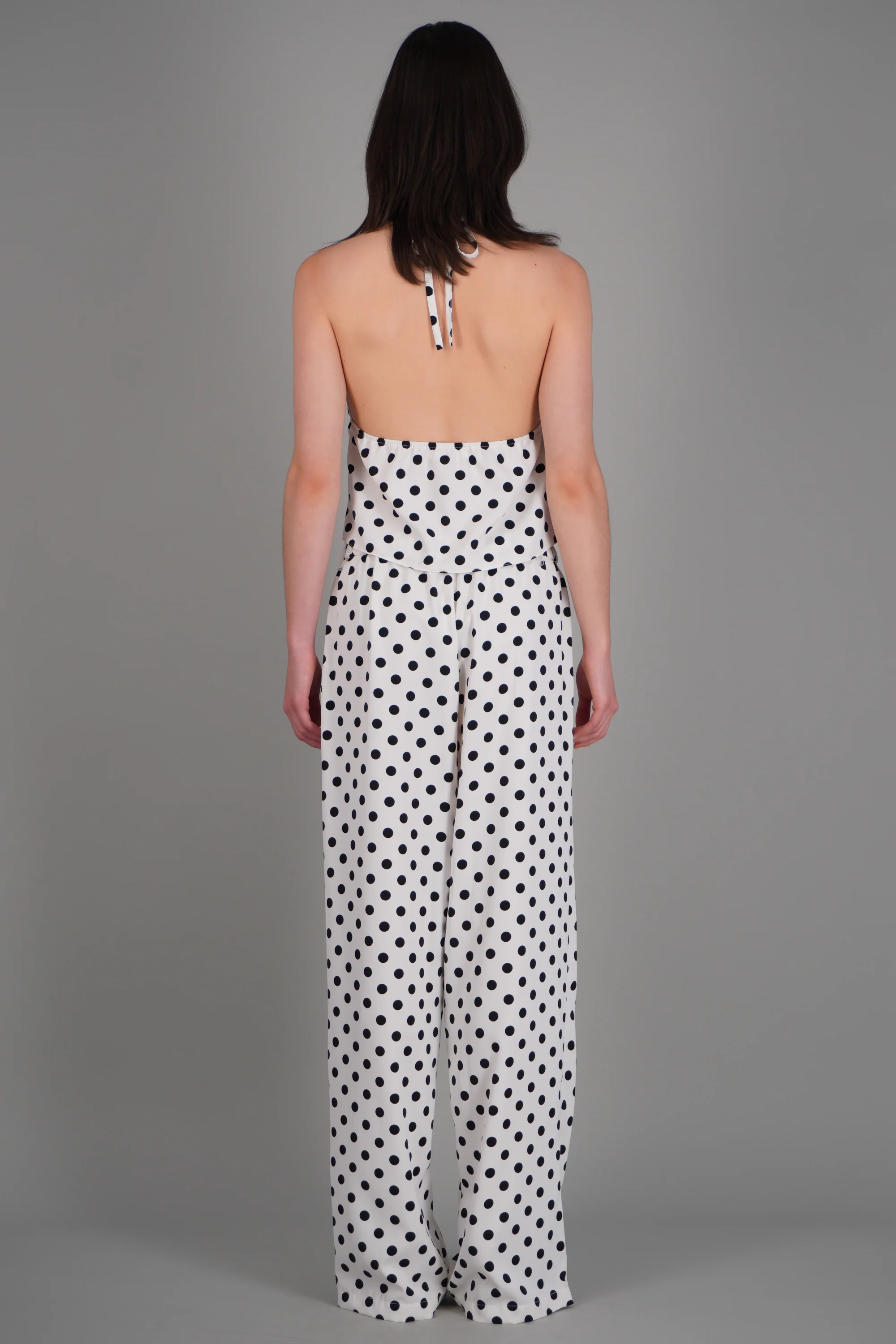 Pantalon wide leg polka dots - Image 4
