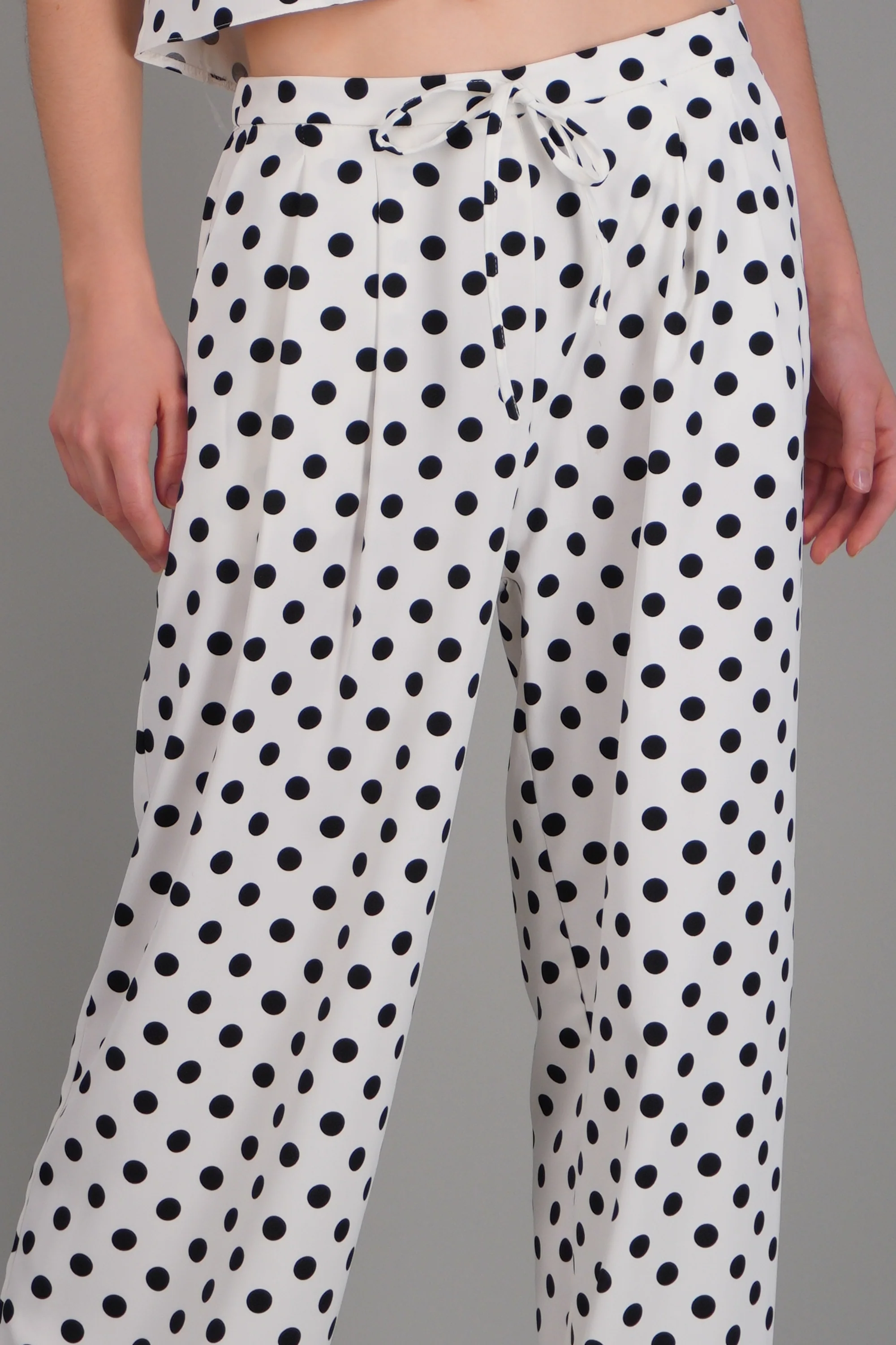 Pantalon wide leg polka dots - Image 5