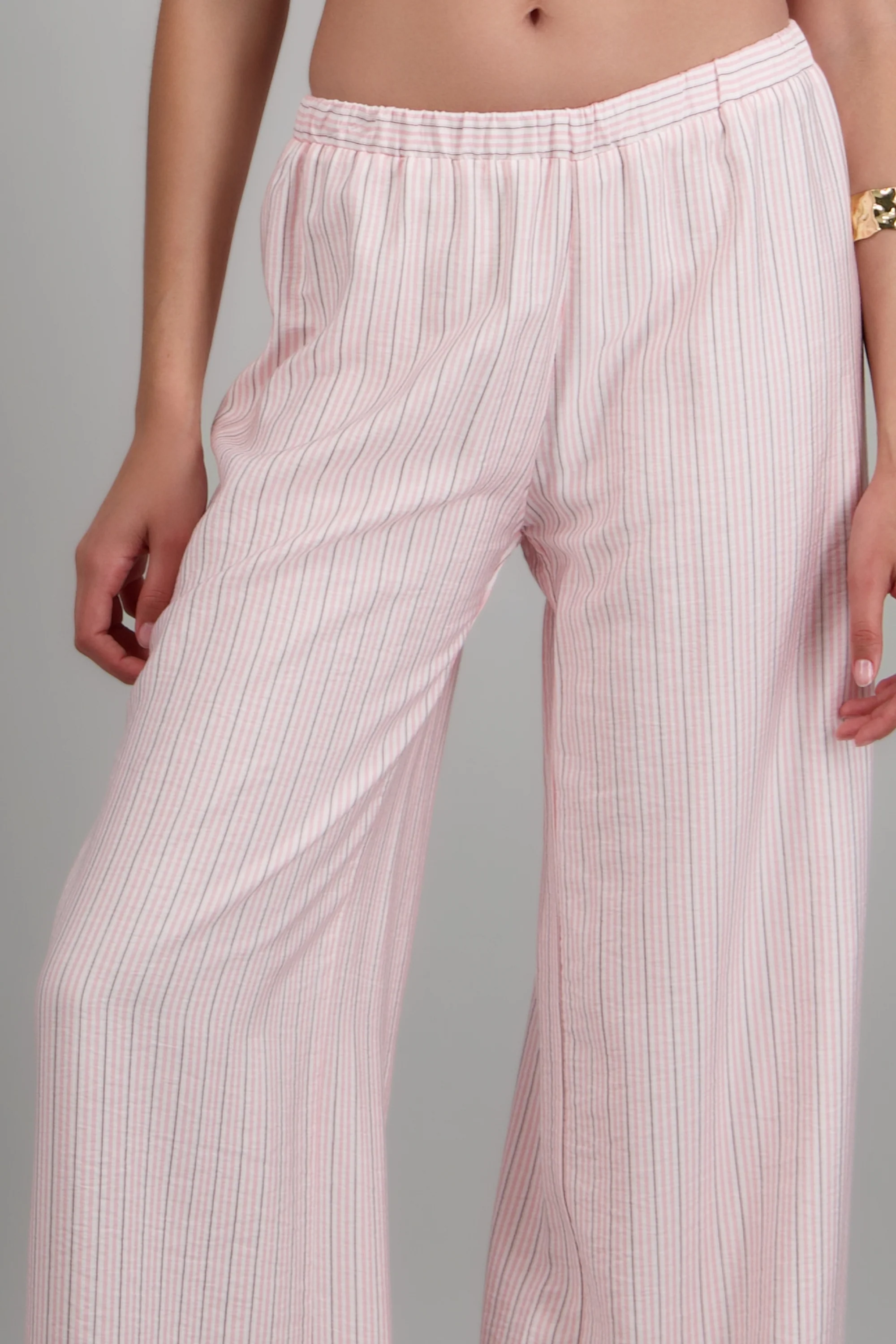Pantalon wide leg rayas - Image 5