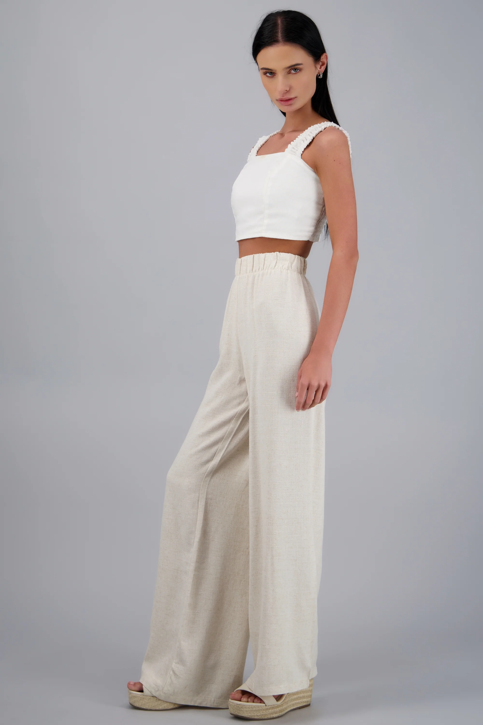 Pantalón wide leg resorte - Image 3