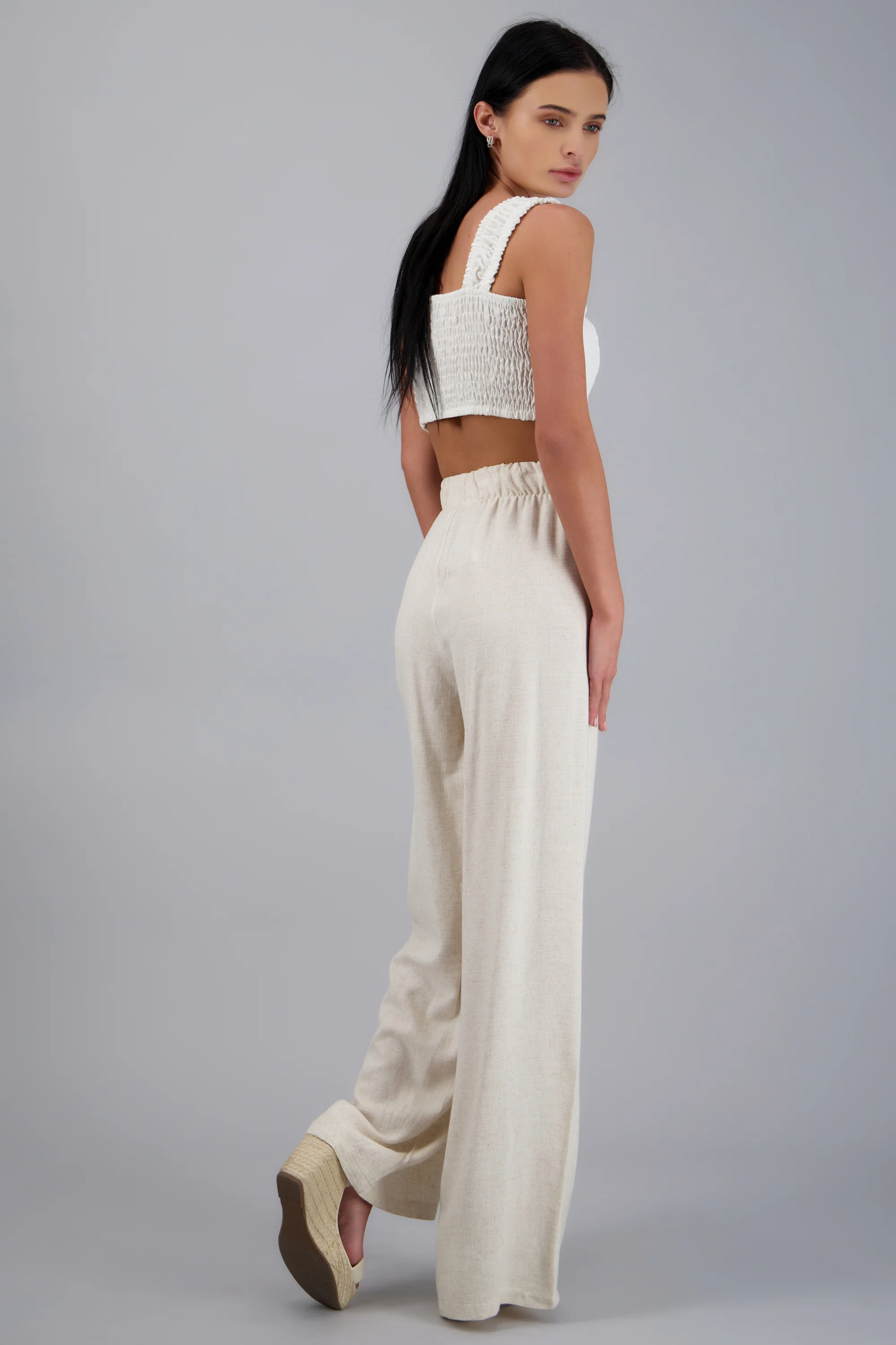 Pantalón wide leg resorte - Image 4