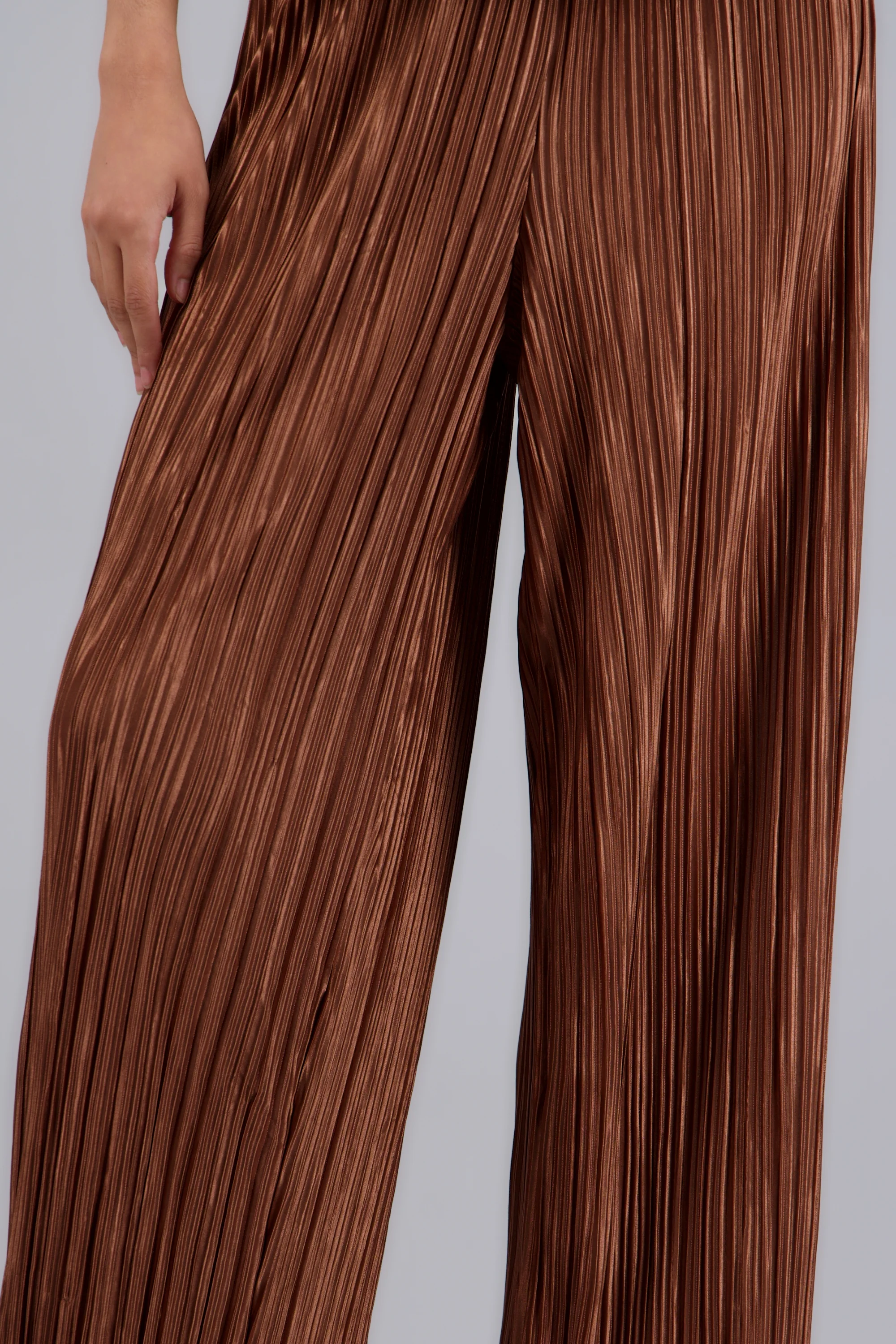 Pantalon wide leg textura - Image 5