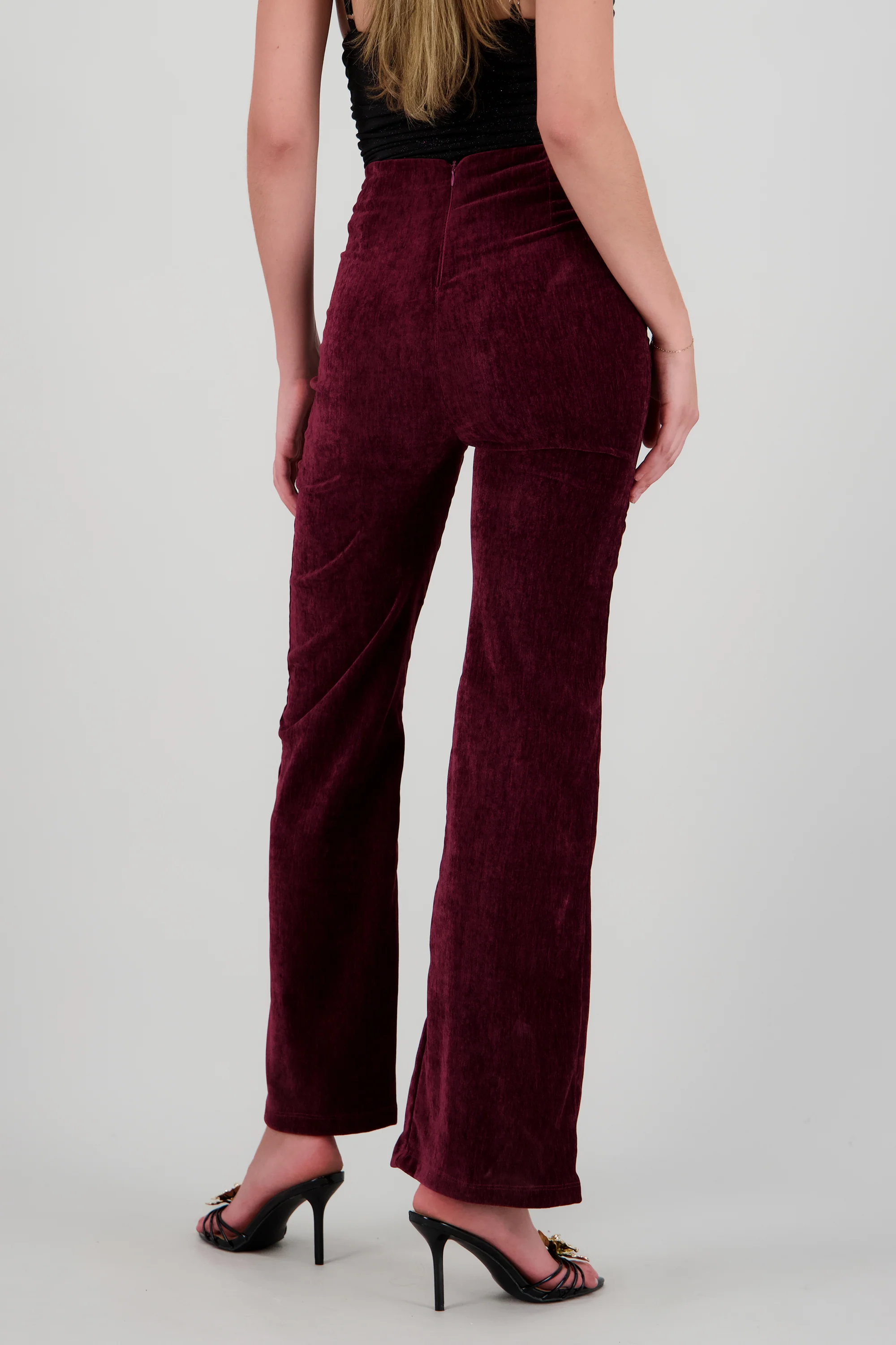 Pantalon wide leg velvet - Image 4