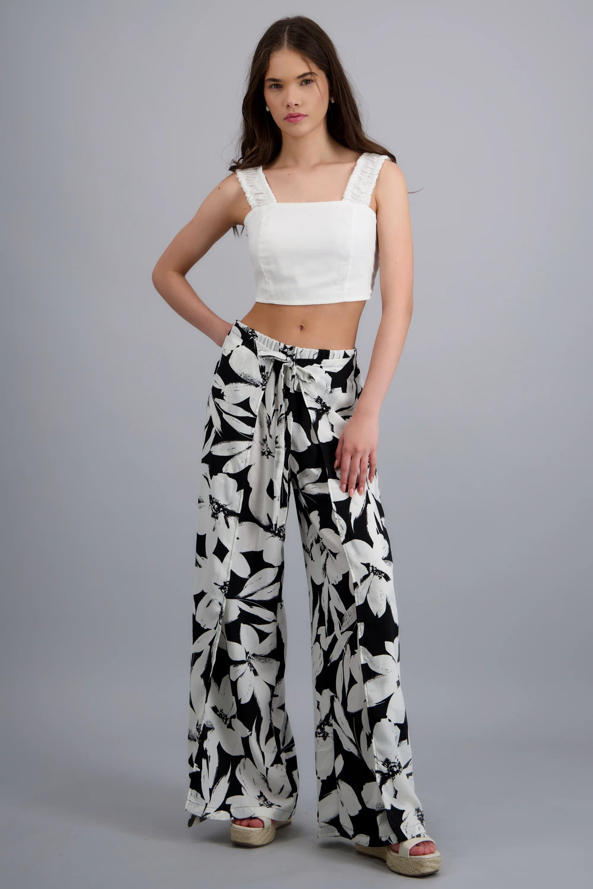 Pantalon wrap estampado - Image 3