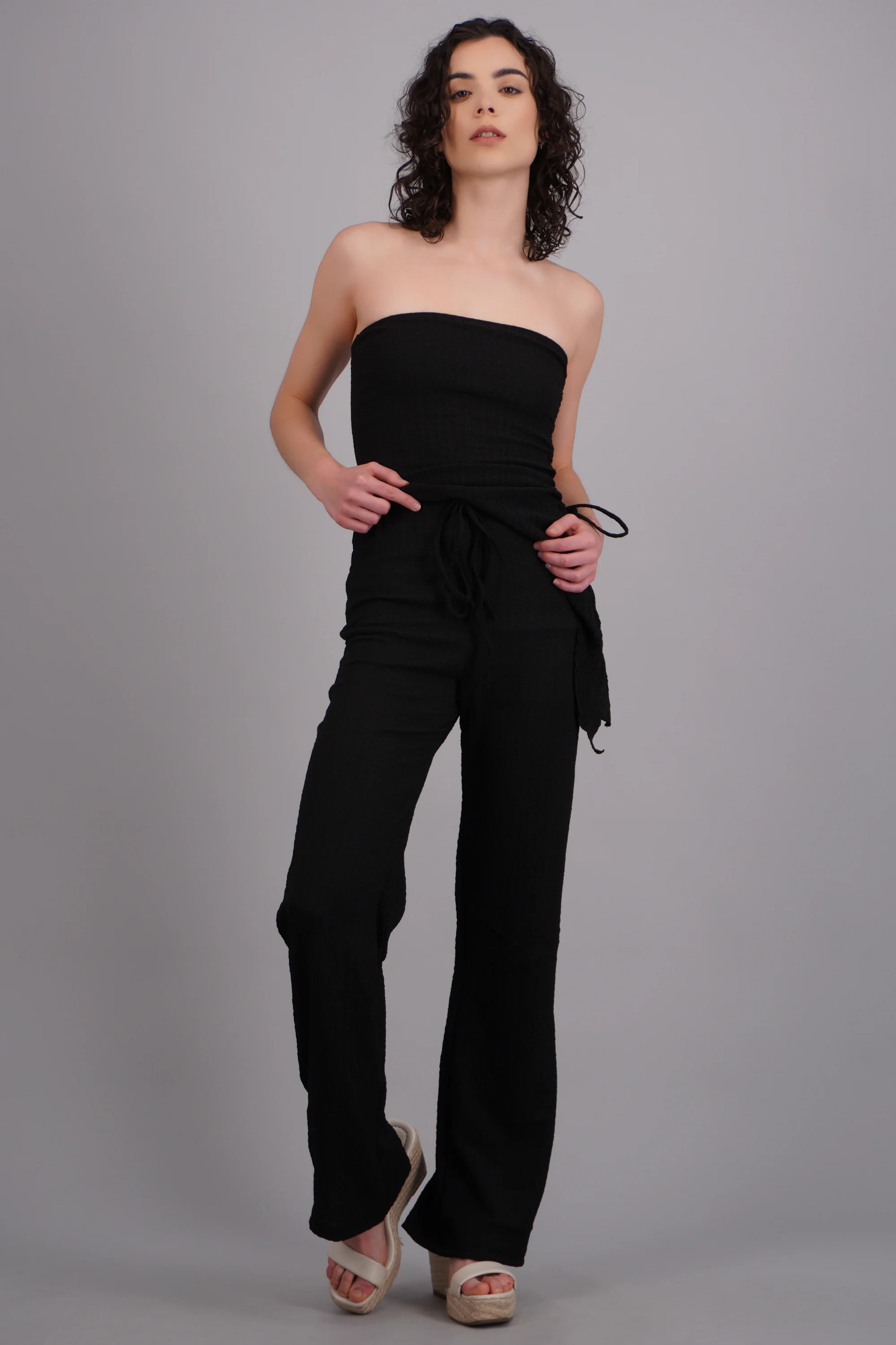 Pantalones con jaretas textura - Image 3