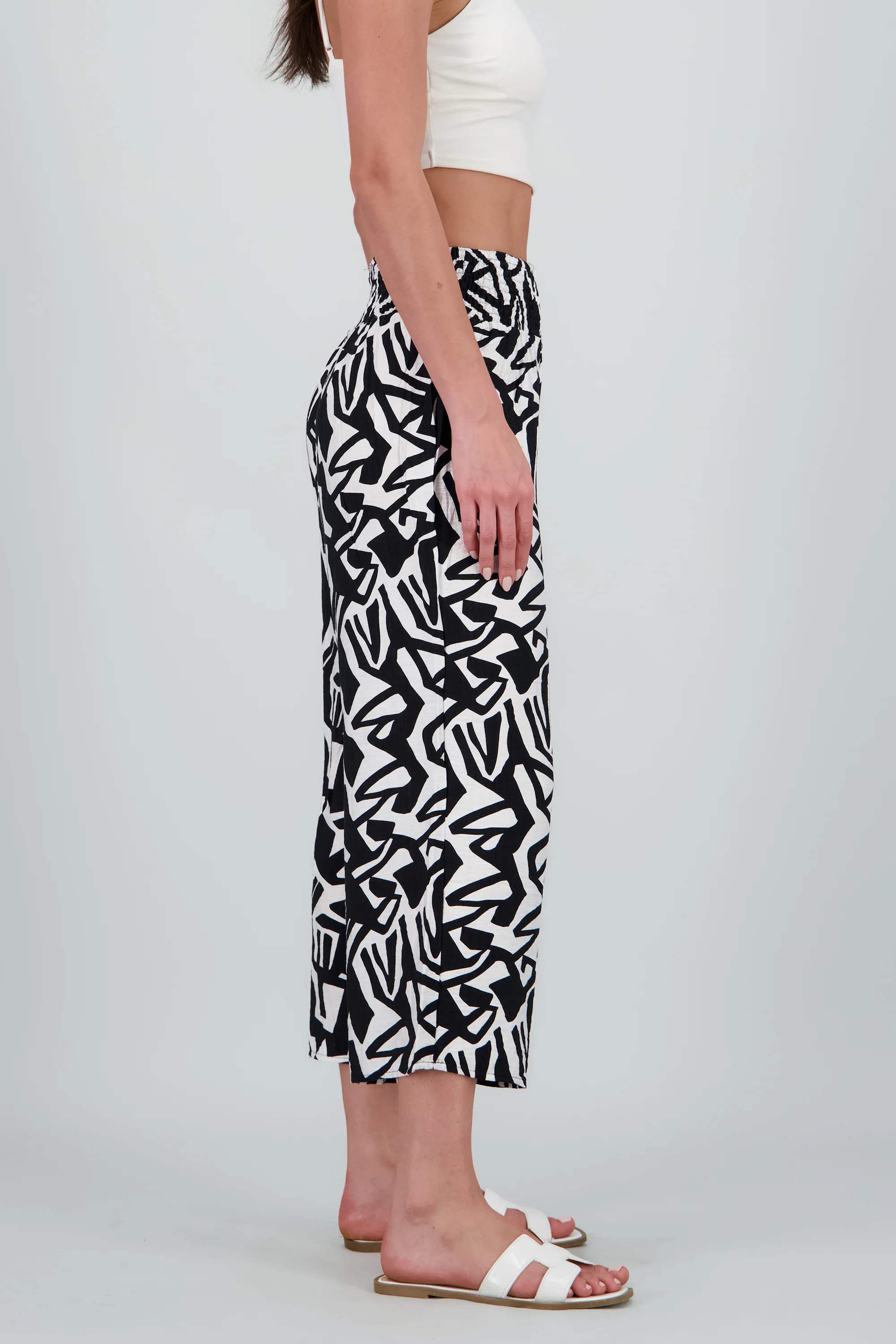 Pantalones estampados resorte en pretina - Image 3