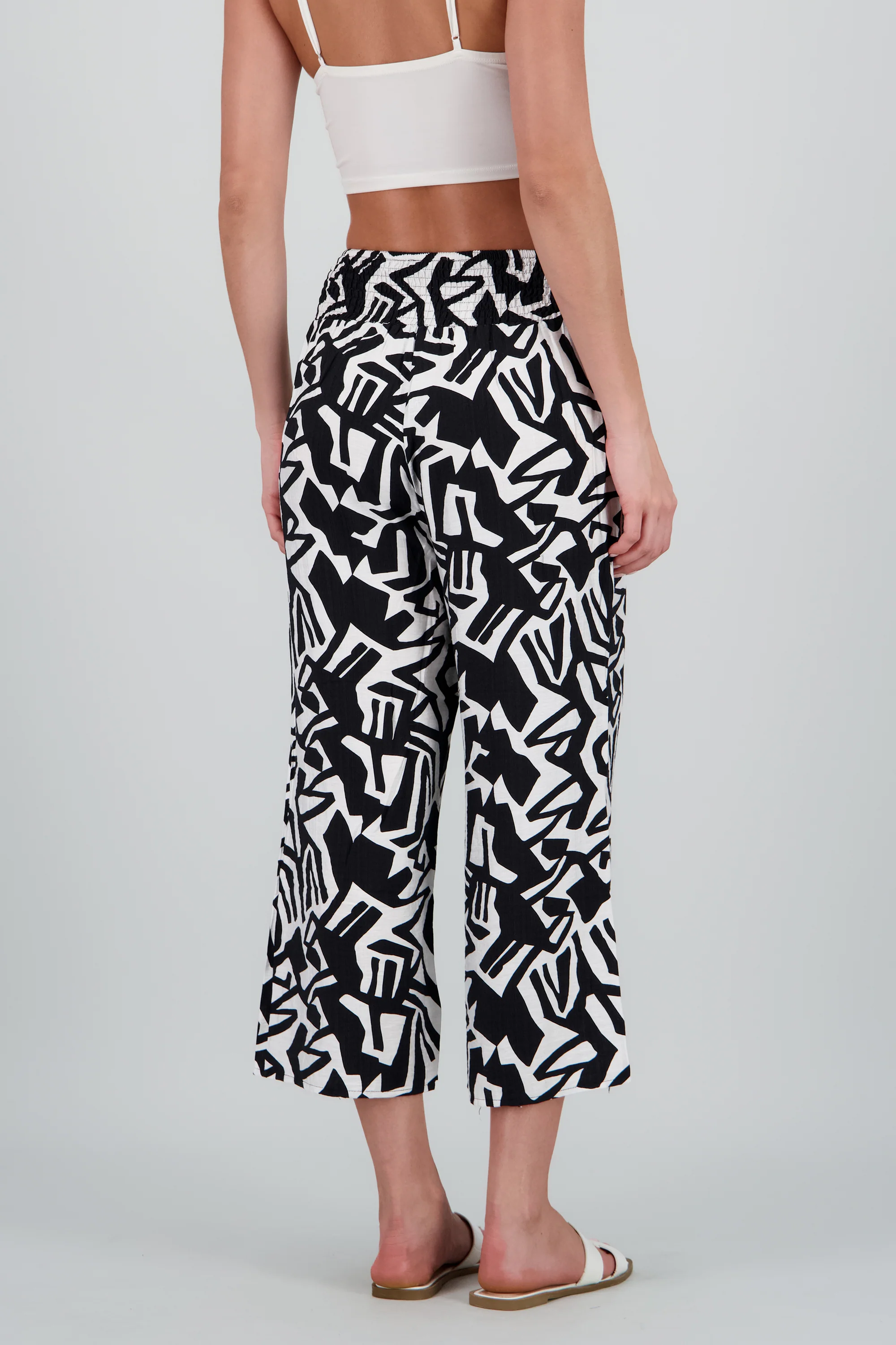 Pantalones estampados resorte en pretina - Image 4