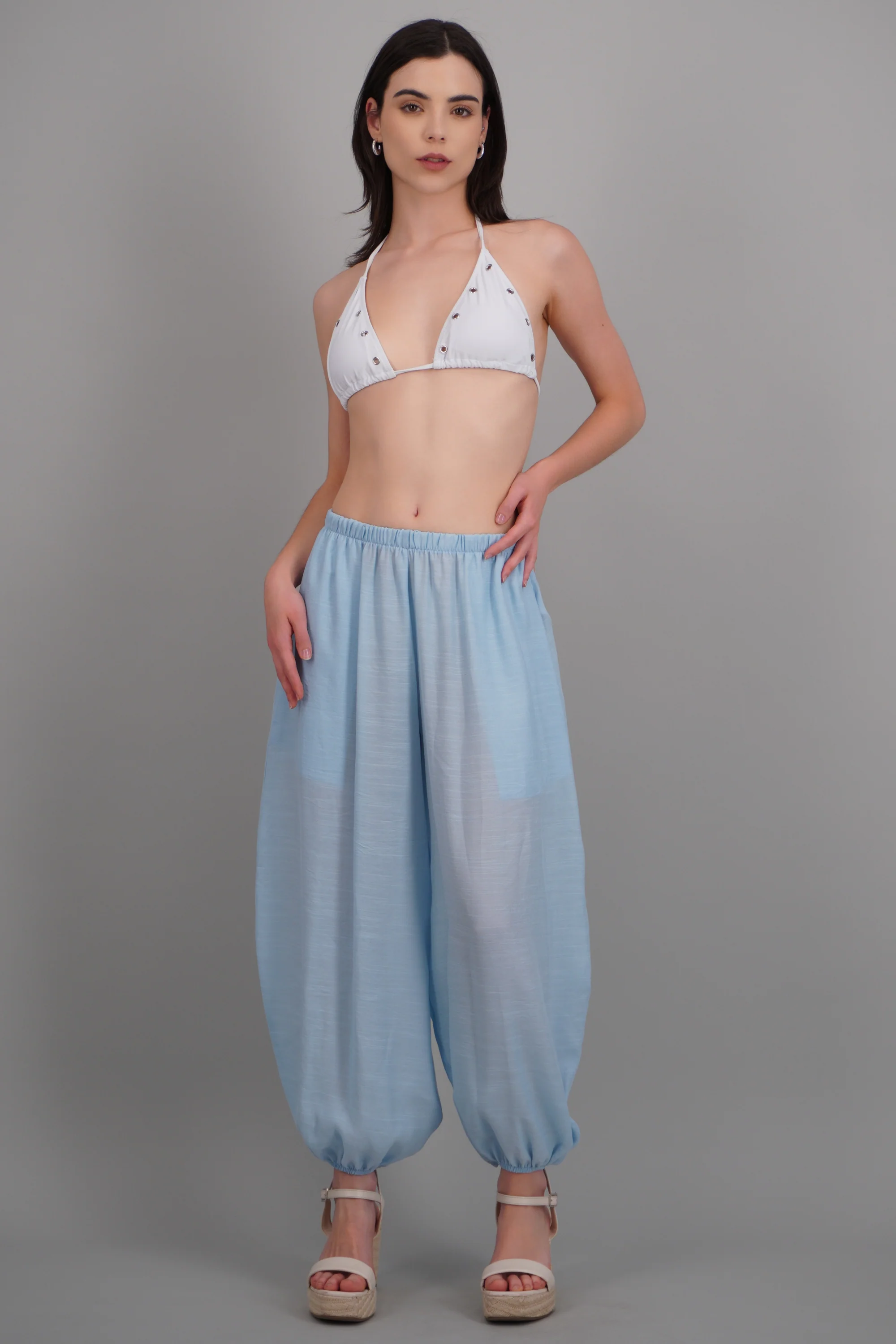 Pantalones globo con bolsas