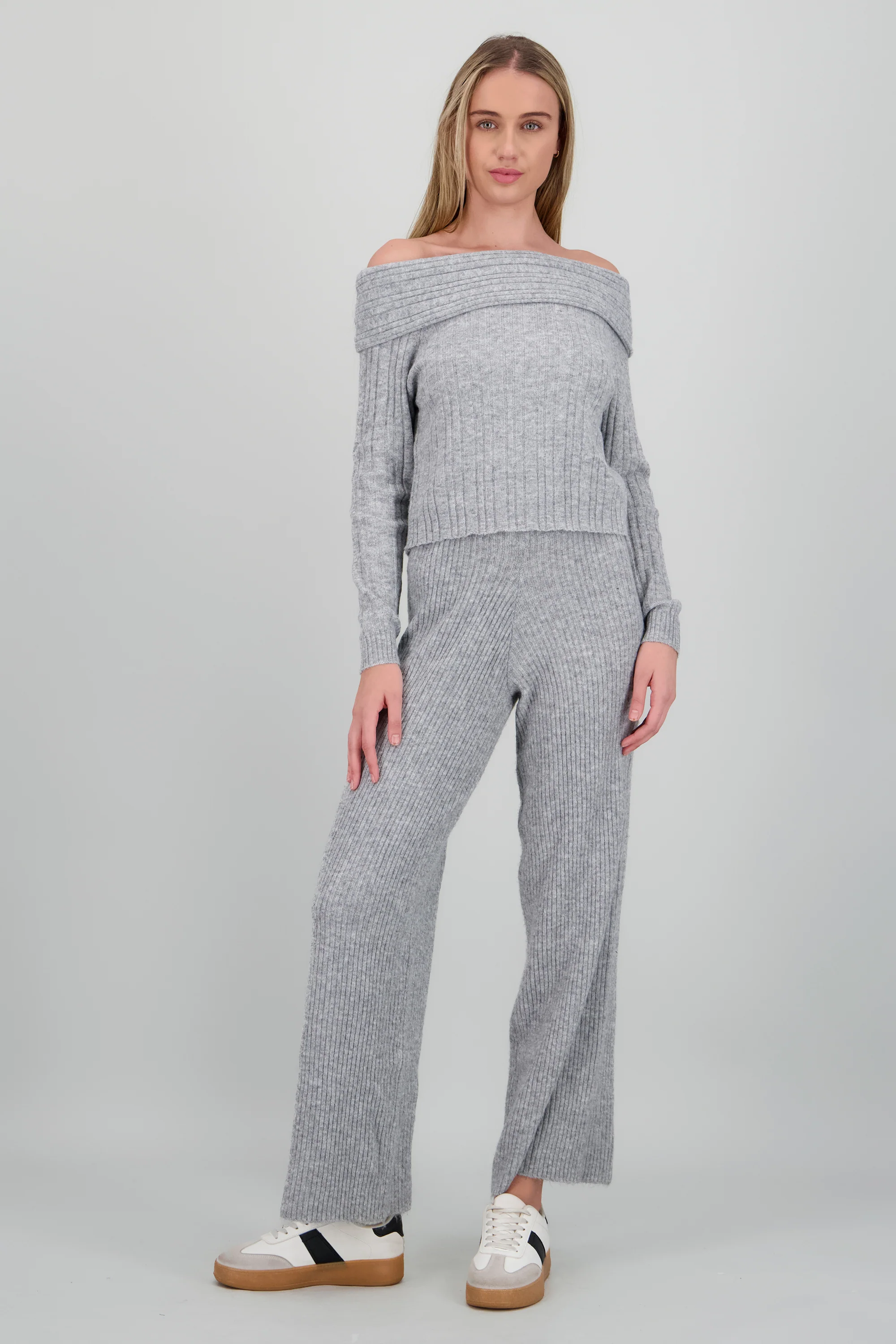 Pantalones tejidos confort fit
