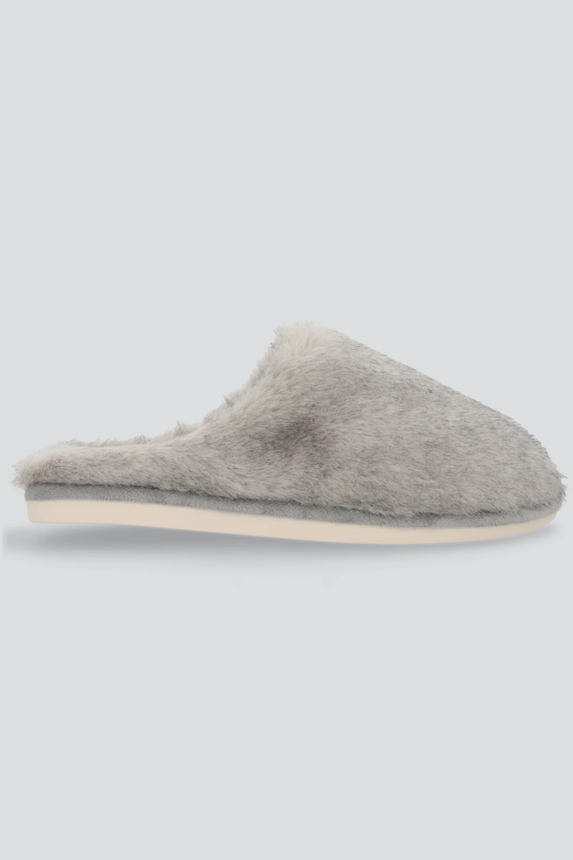Pantufla mula fluffy pelo