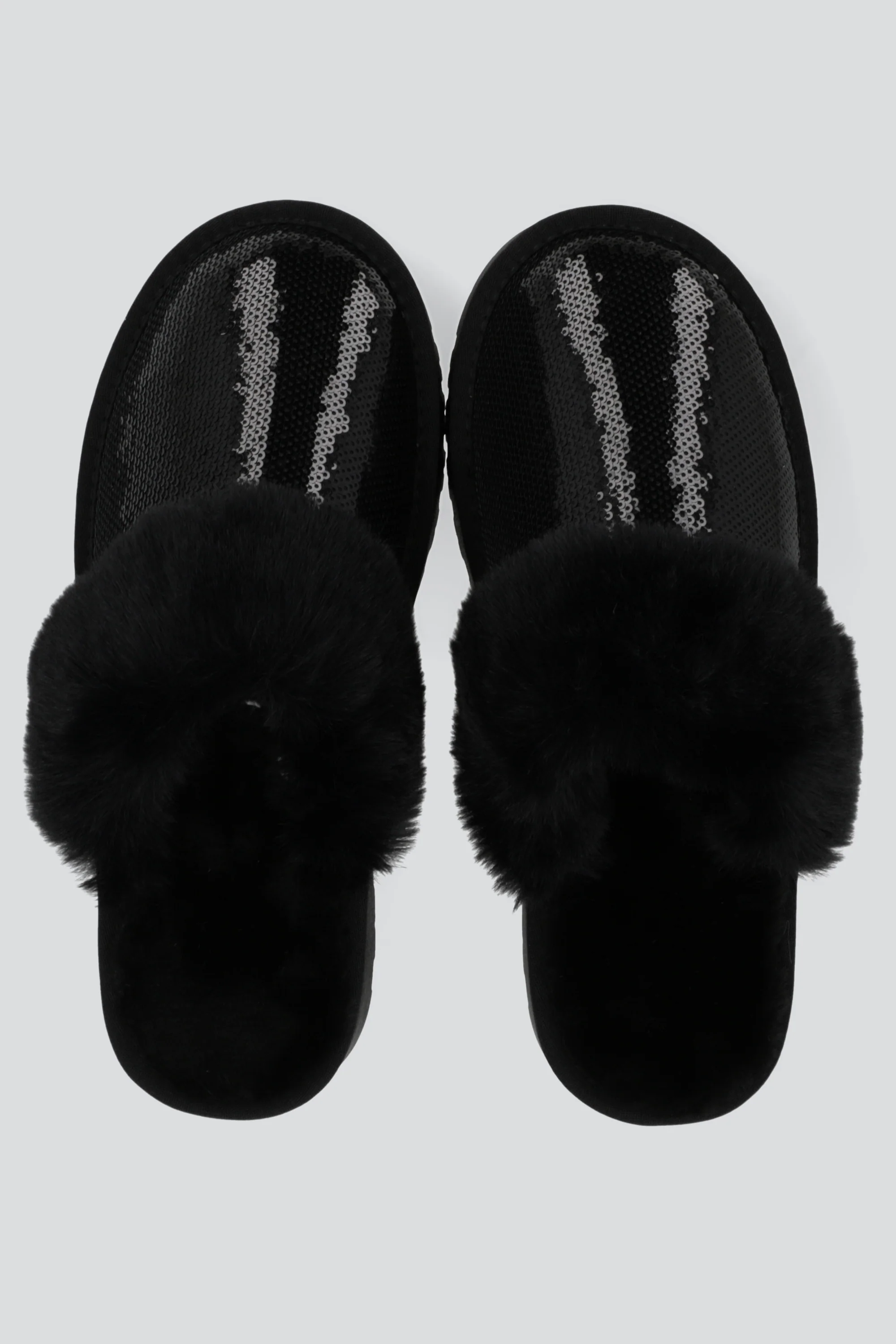 Pantufla peluda mula lentejuela - Image 3