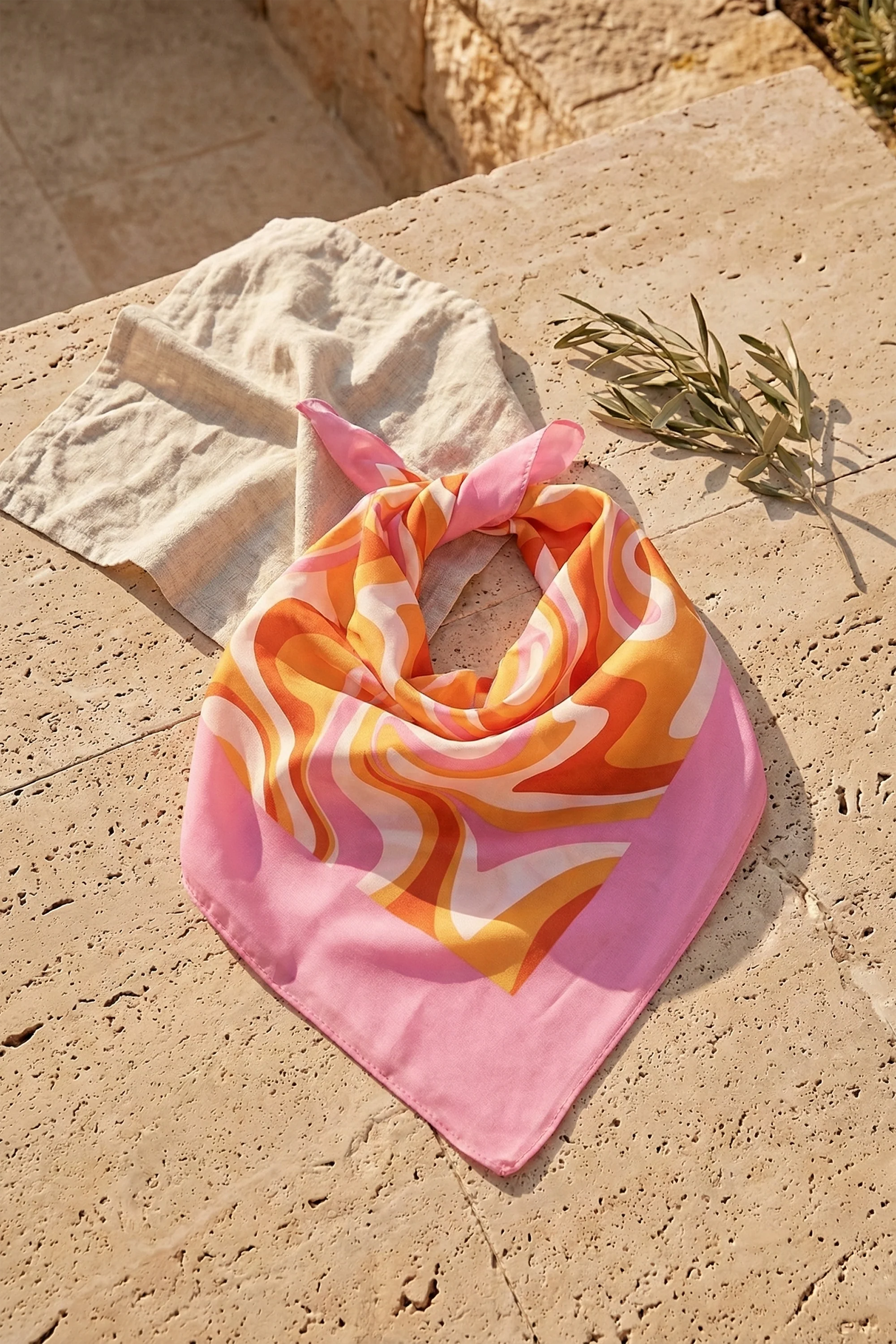 Pañuelo print acuarela