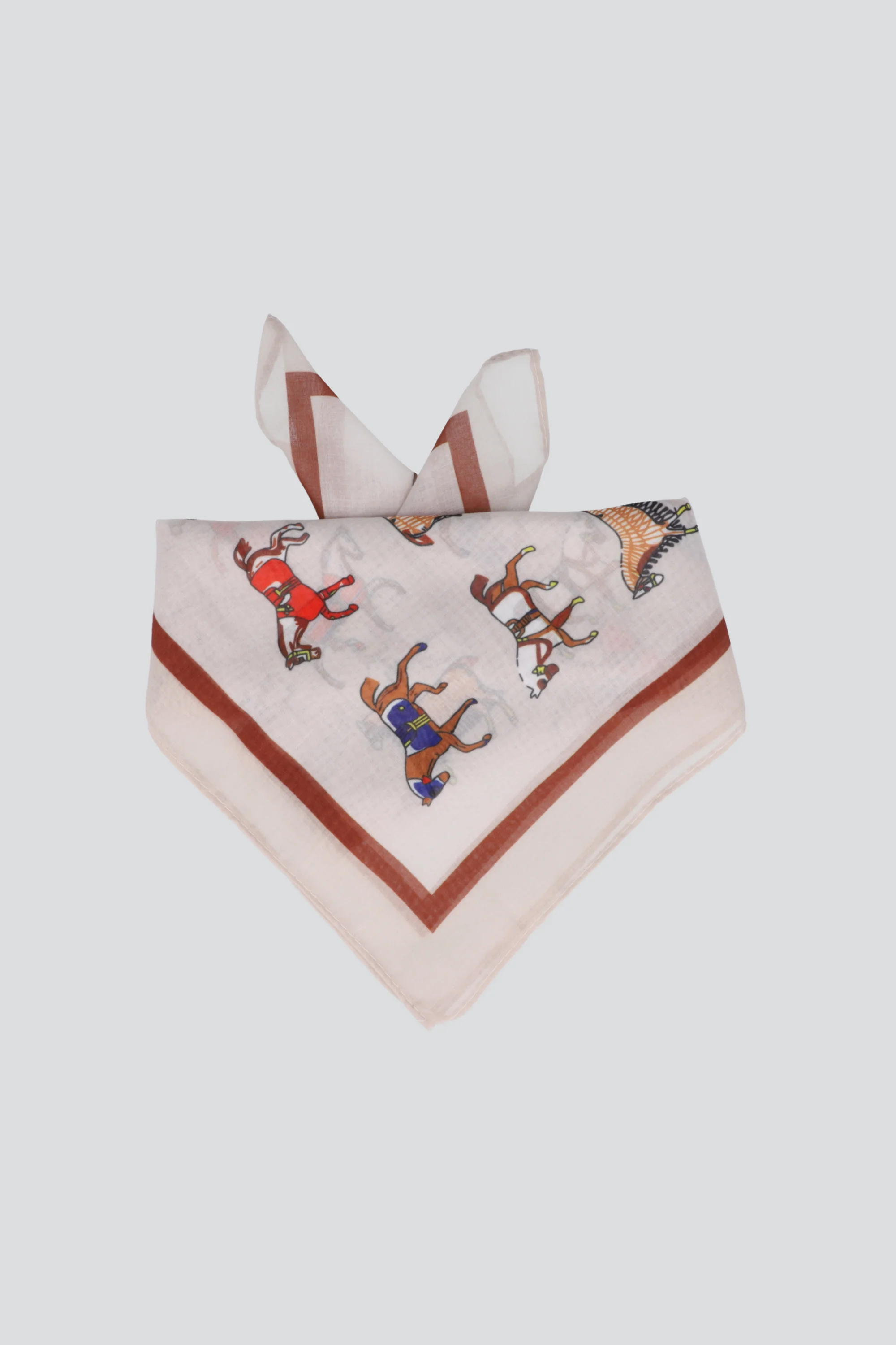 Pañuelo print caballos