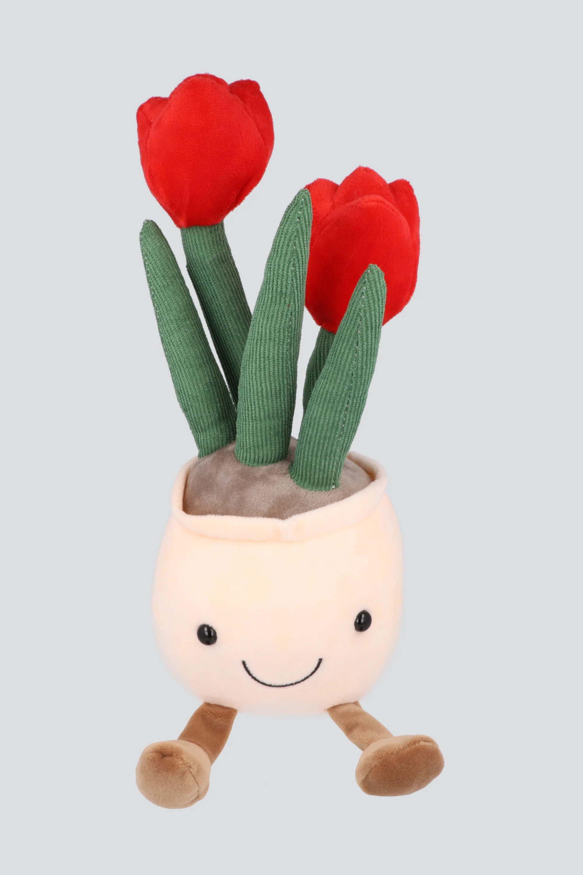 Peluche maceta tulipan