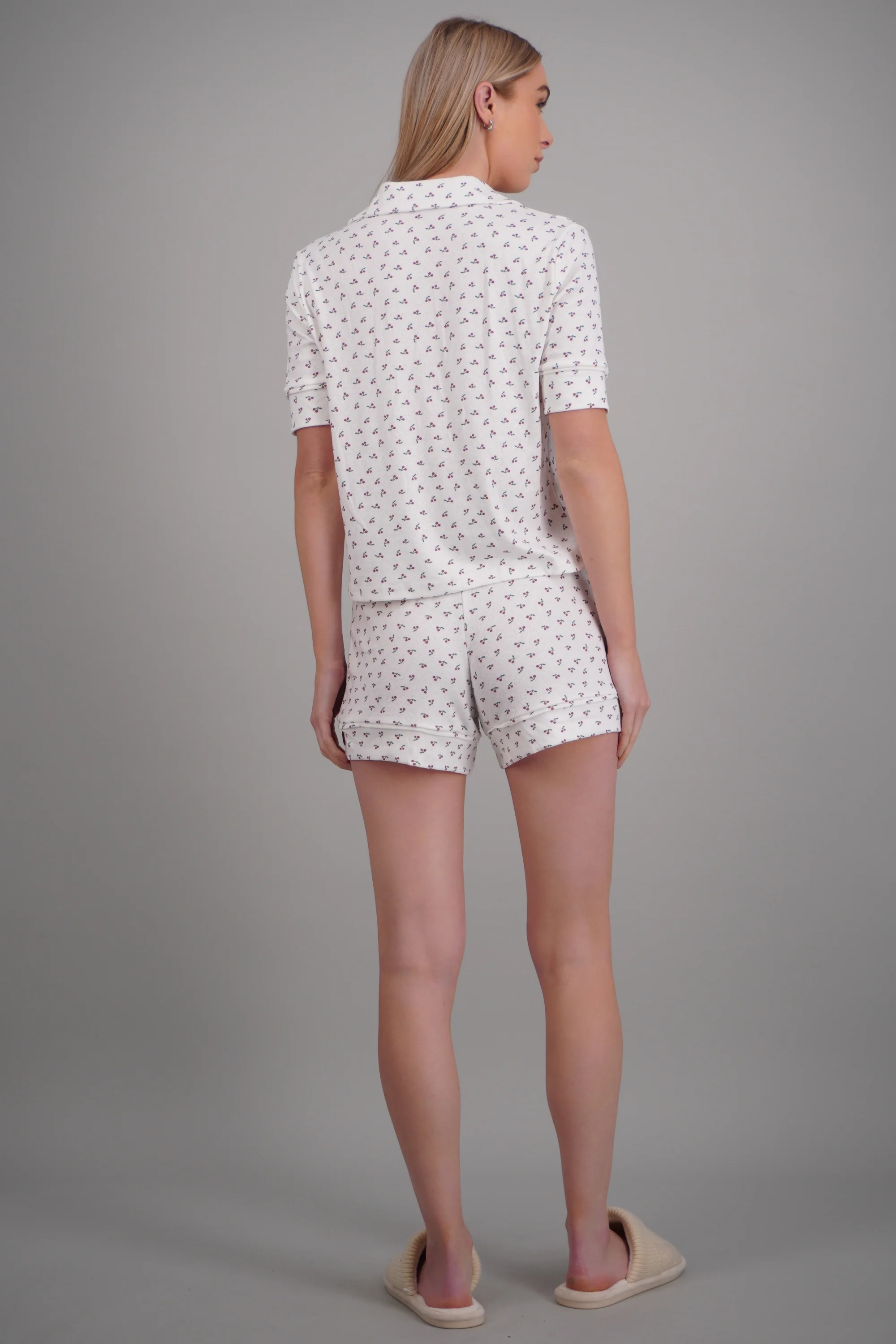 Pijama pointelle estampada - Image 4
