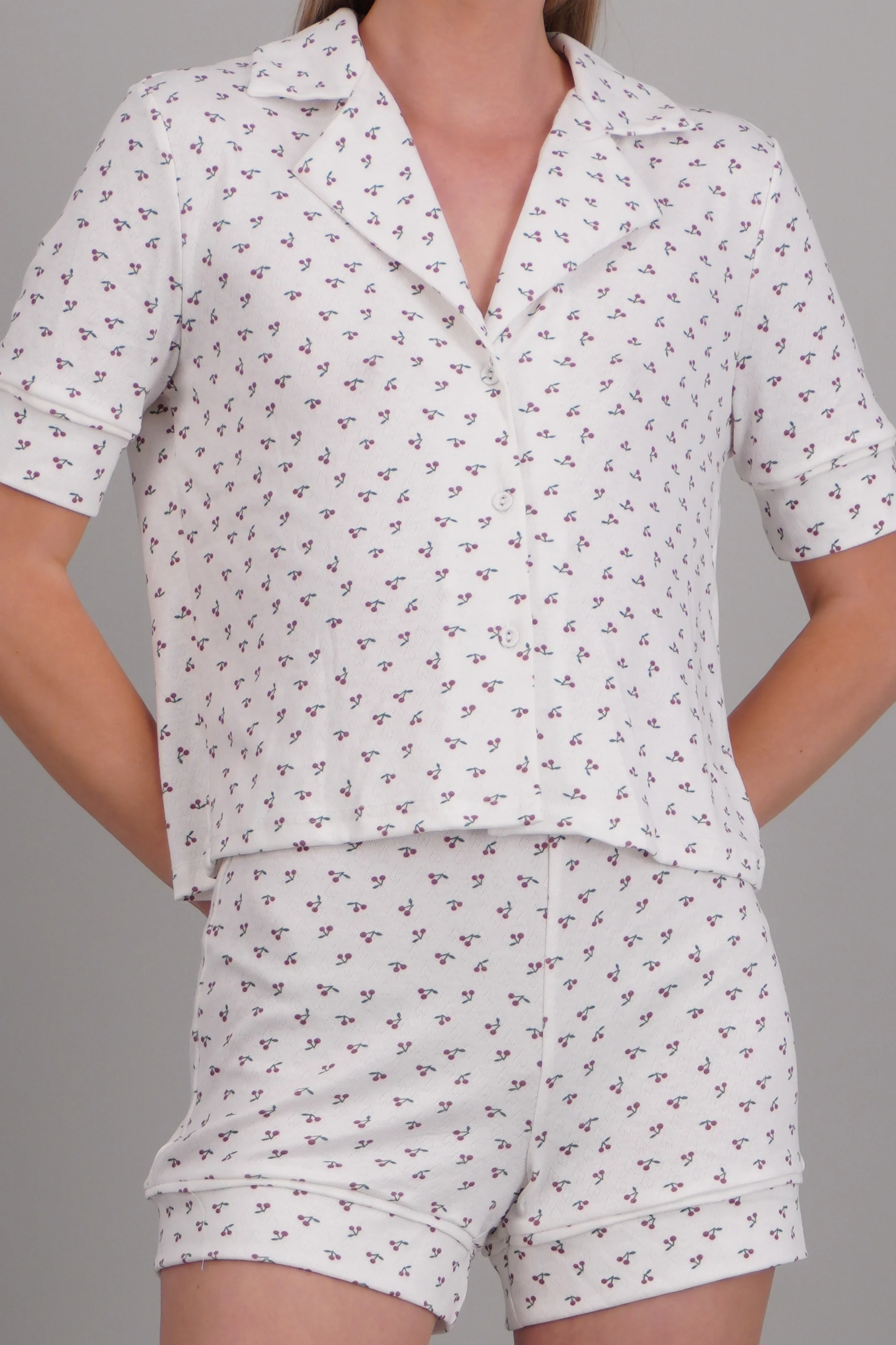 Pijama pointelle estampada - Image 5
