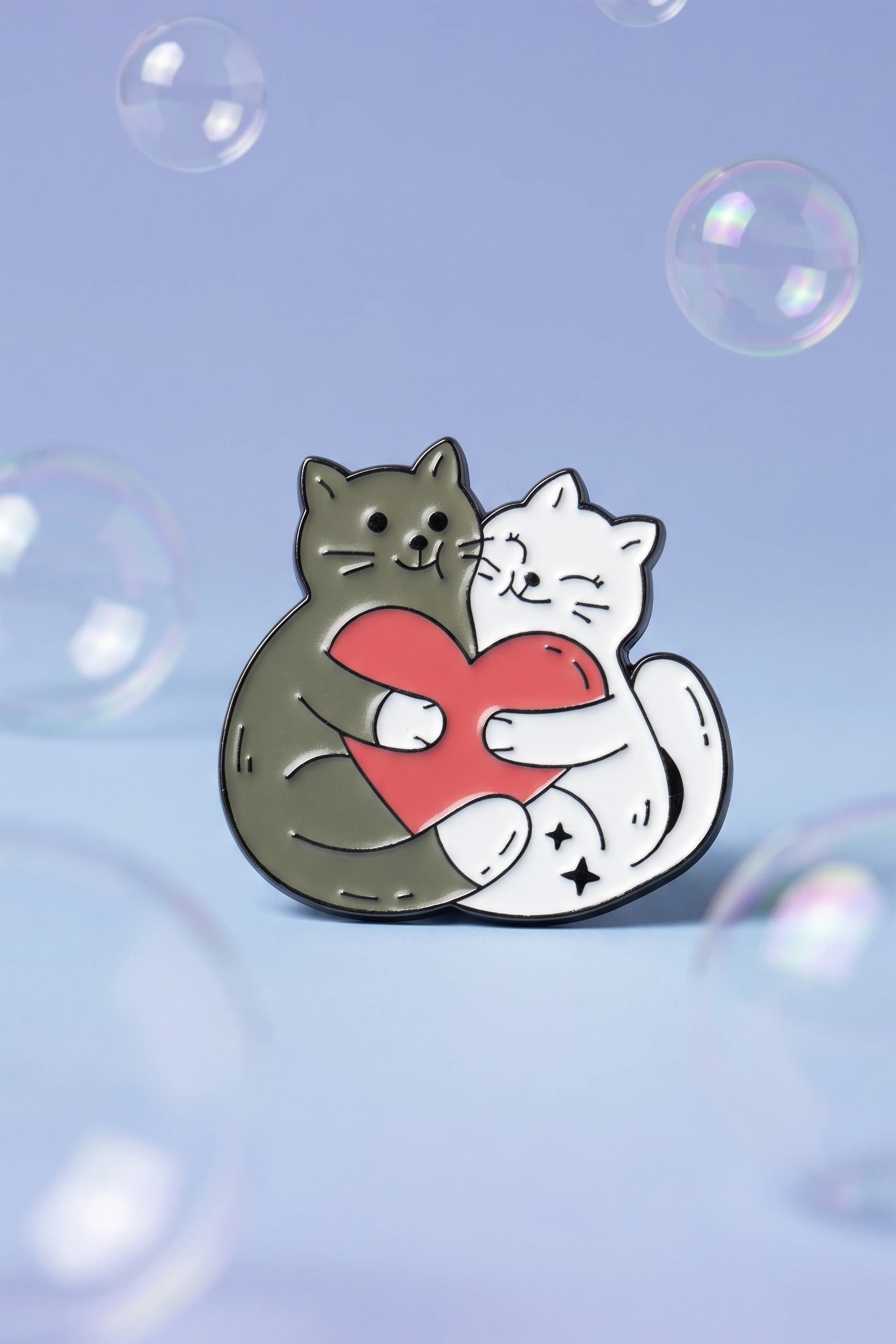 Pin abrazo gatitos