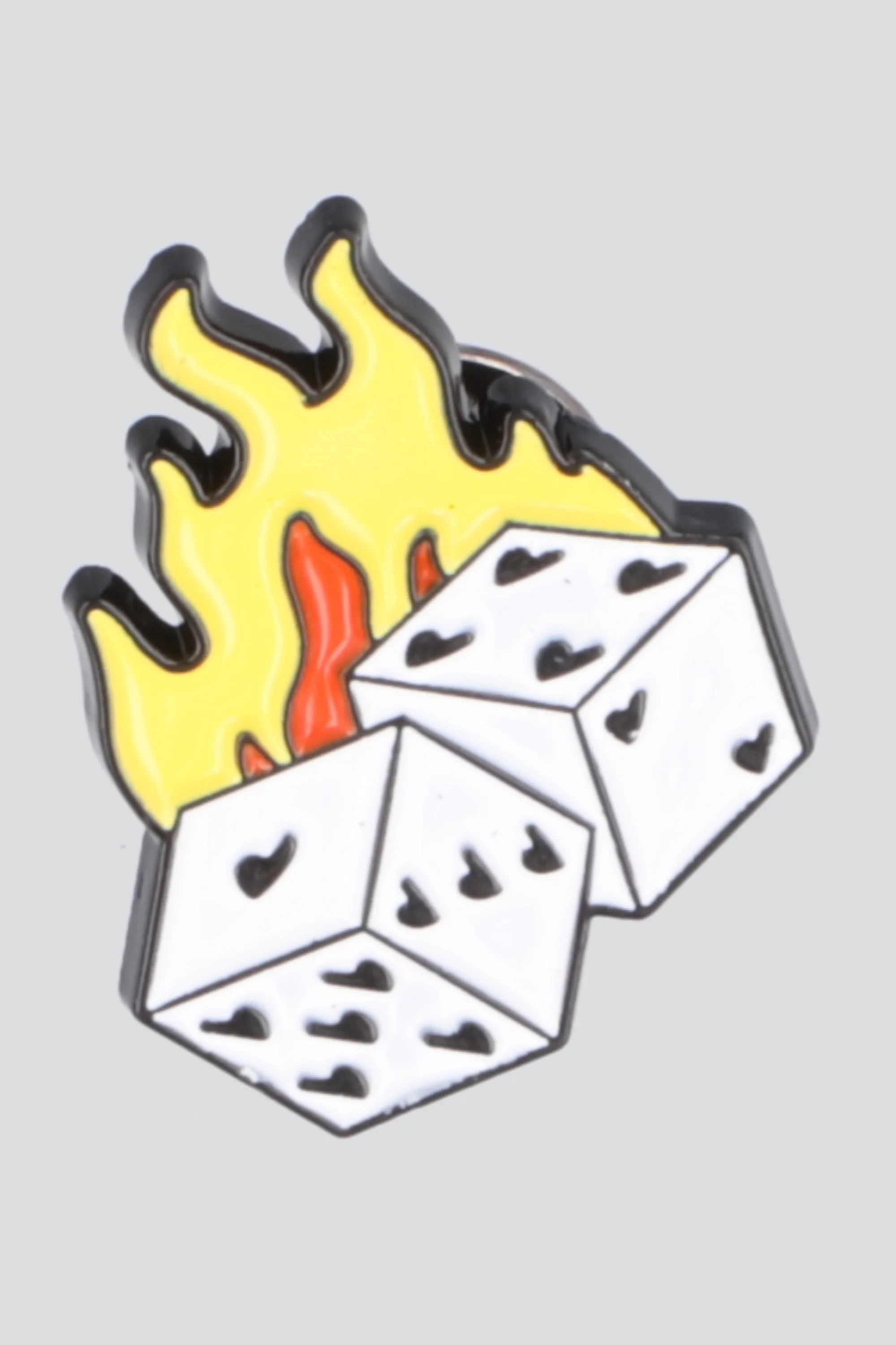 Pin dados on fire