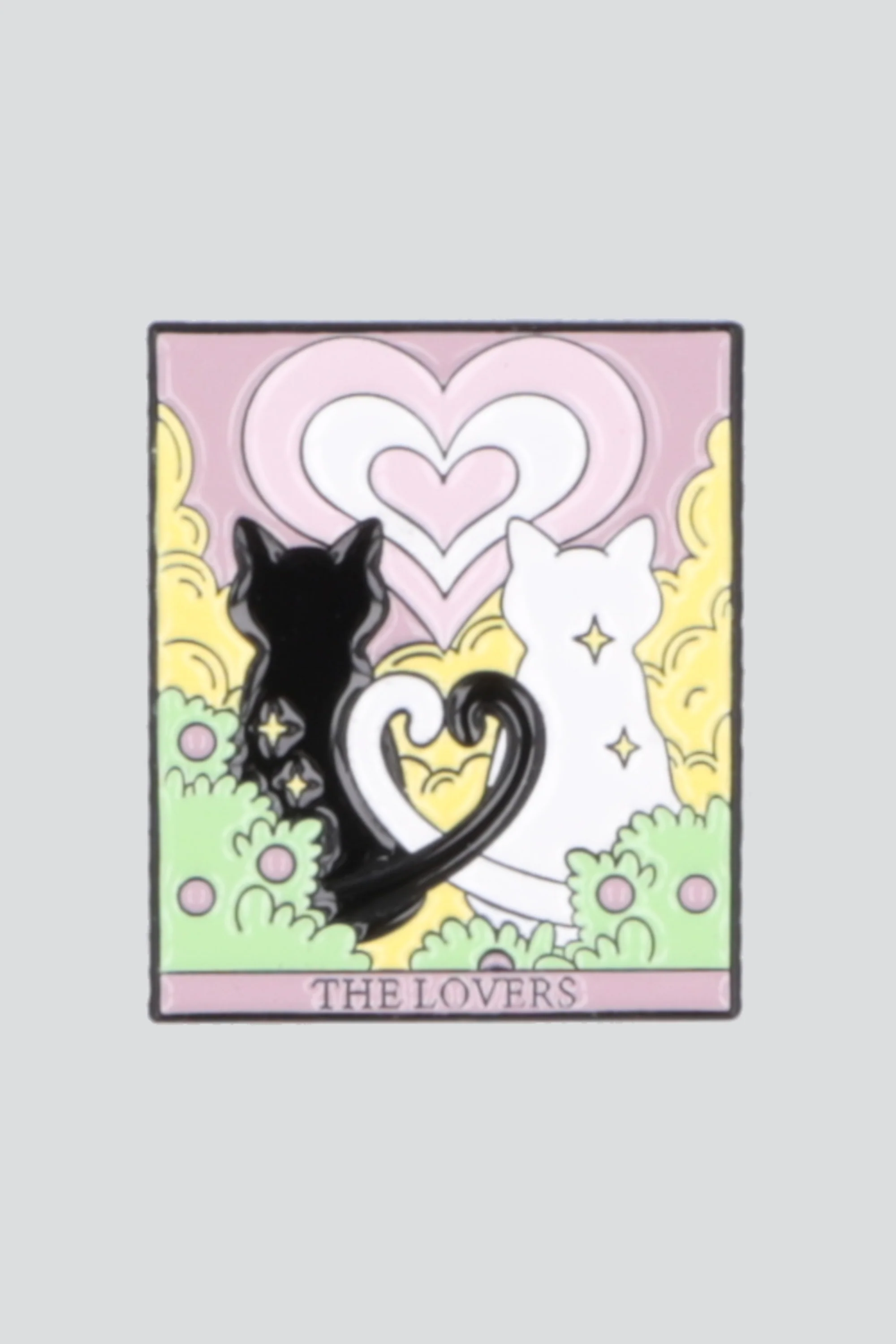 Pin Metálico Carta Gatos