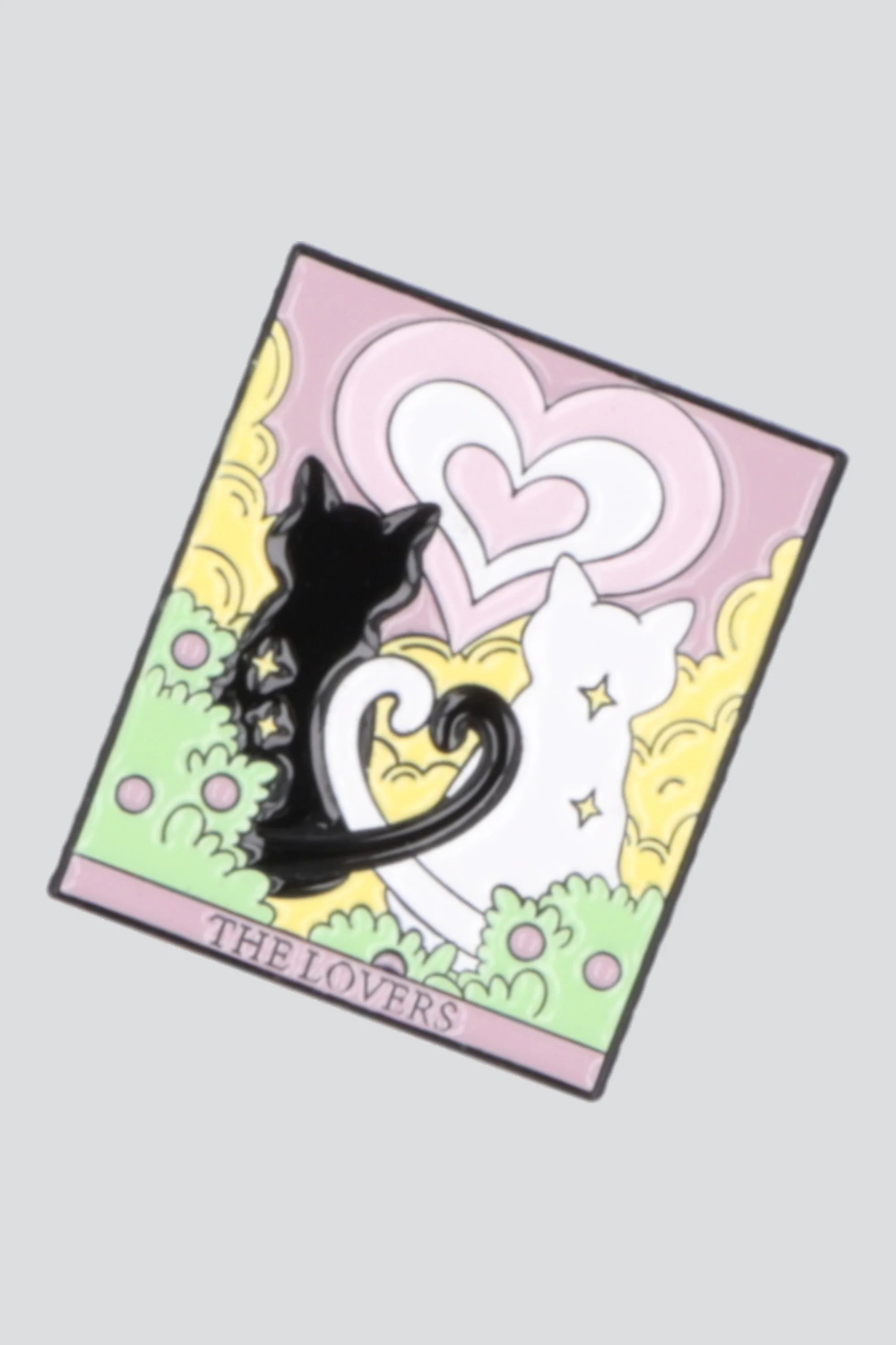 Pin Metálico Carta Gatos - Image 2