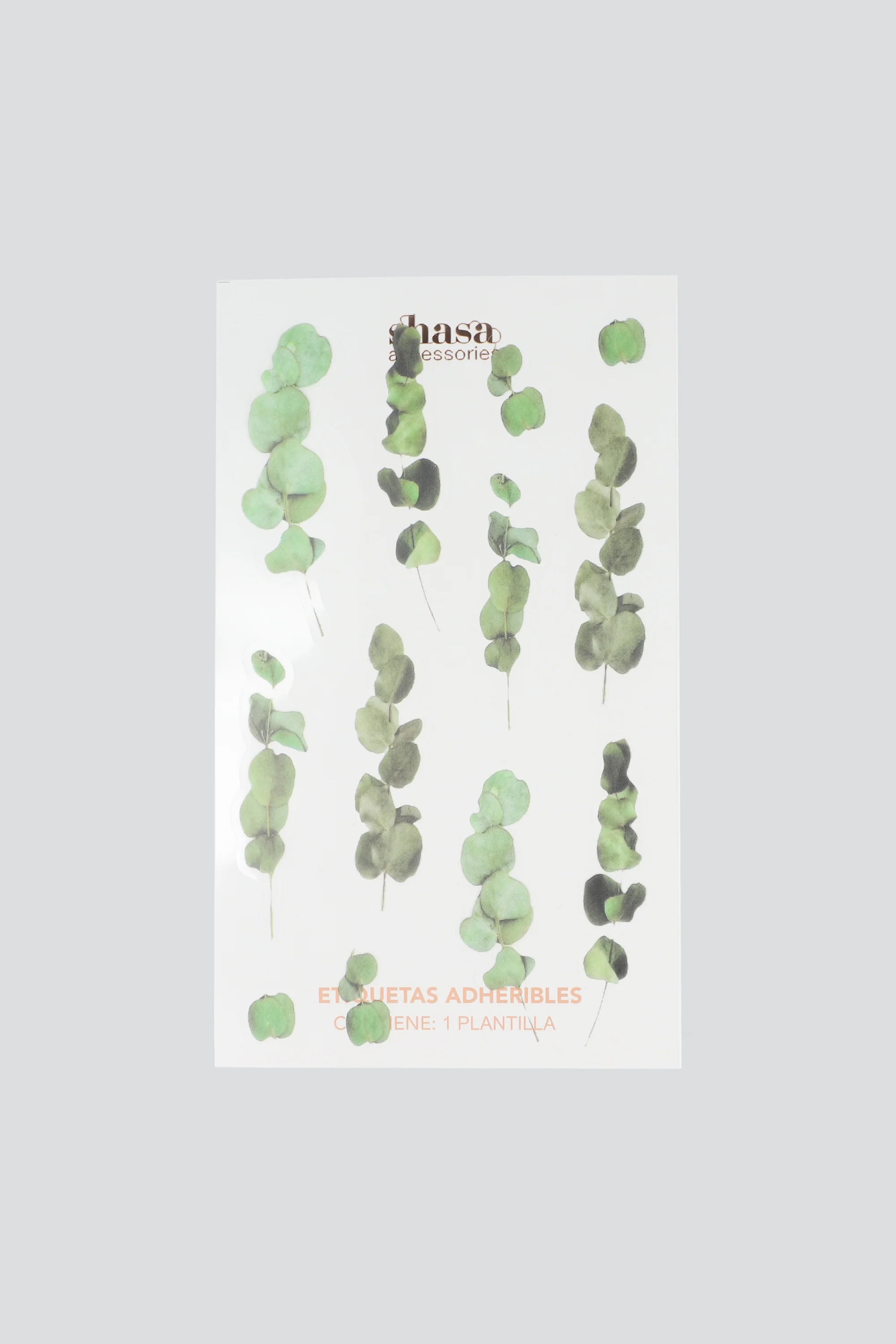Plantilla stickers plantitas acetato
