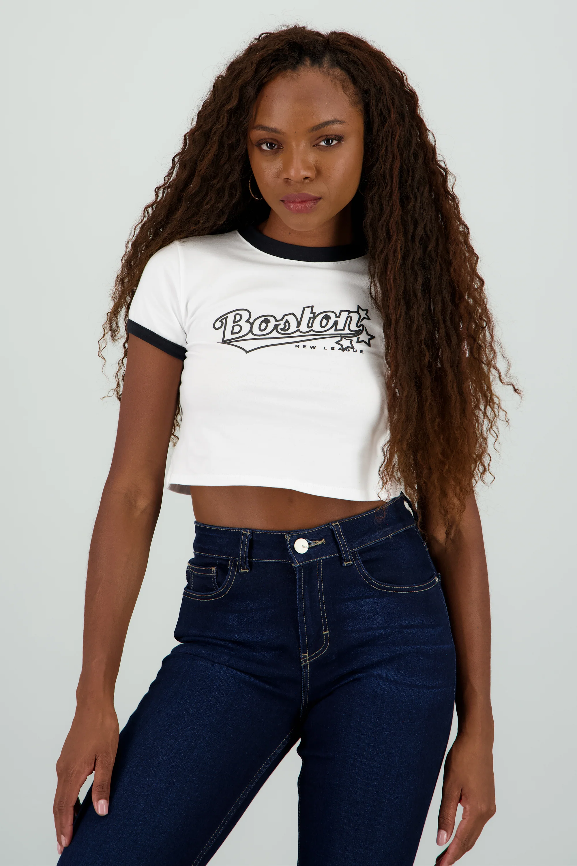 Playera contrastes boston