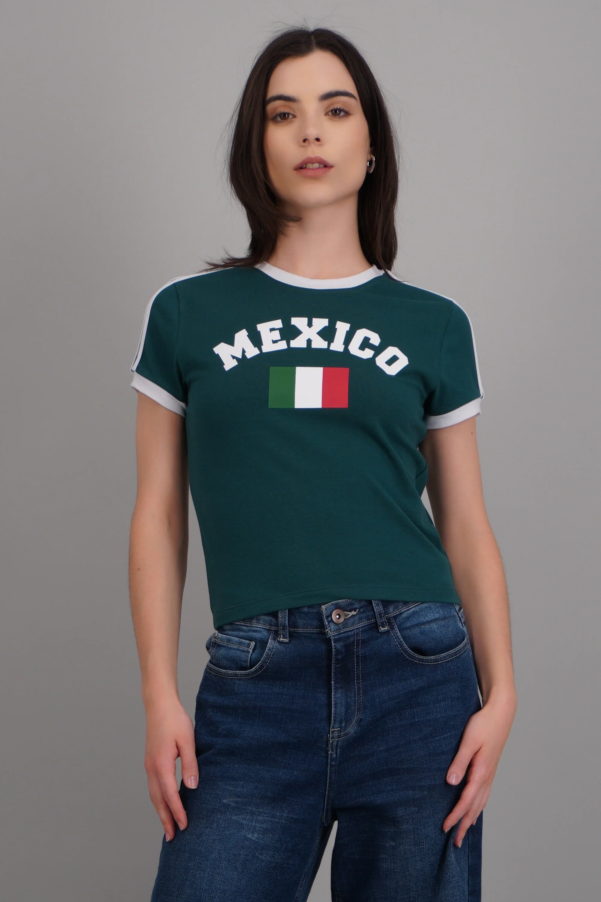 Playera corta contraste México - Image 2