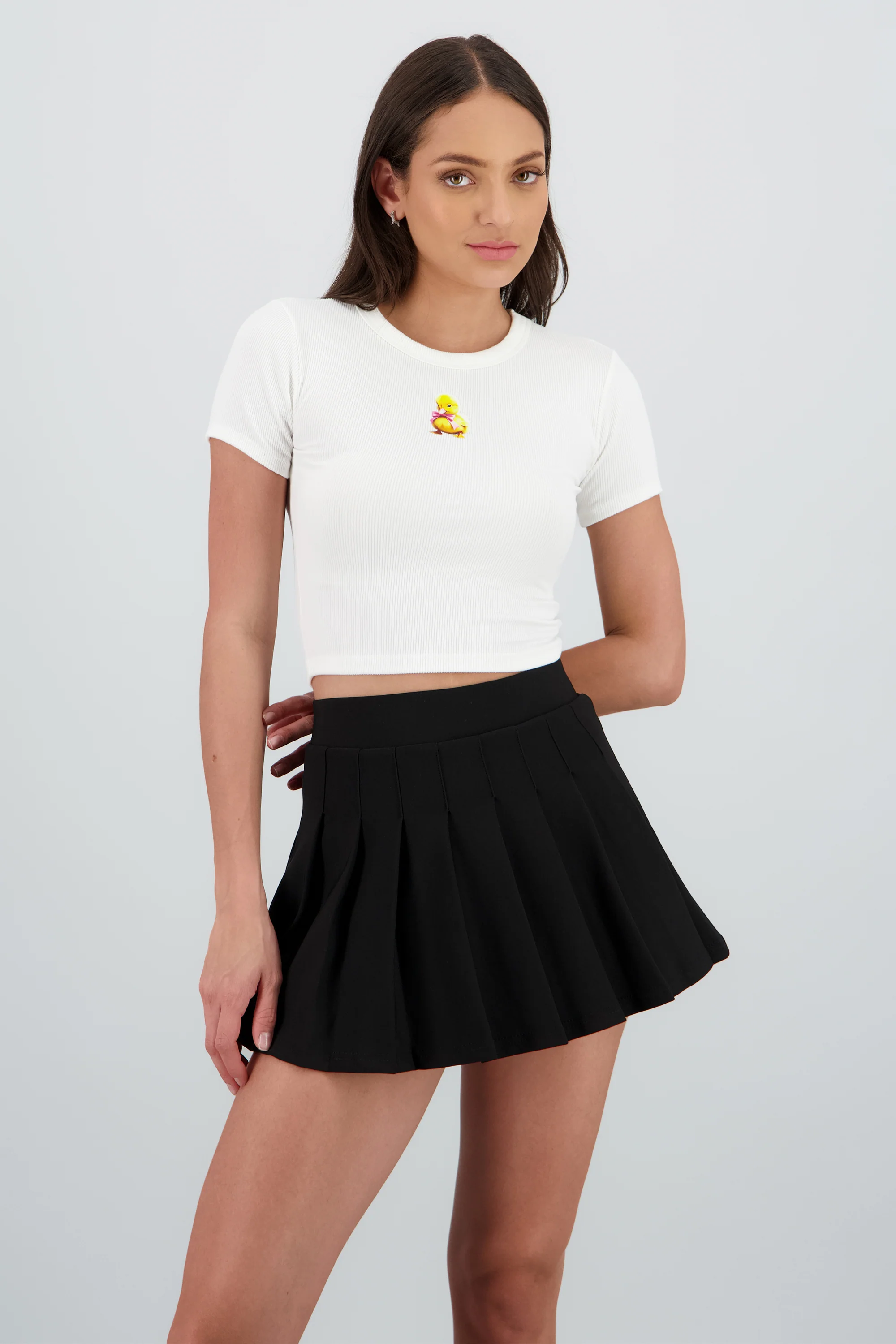 Playera corta estampado pato - Image 2