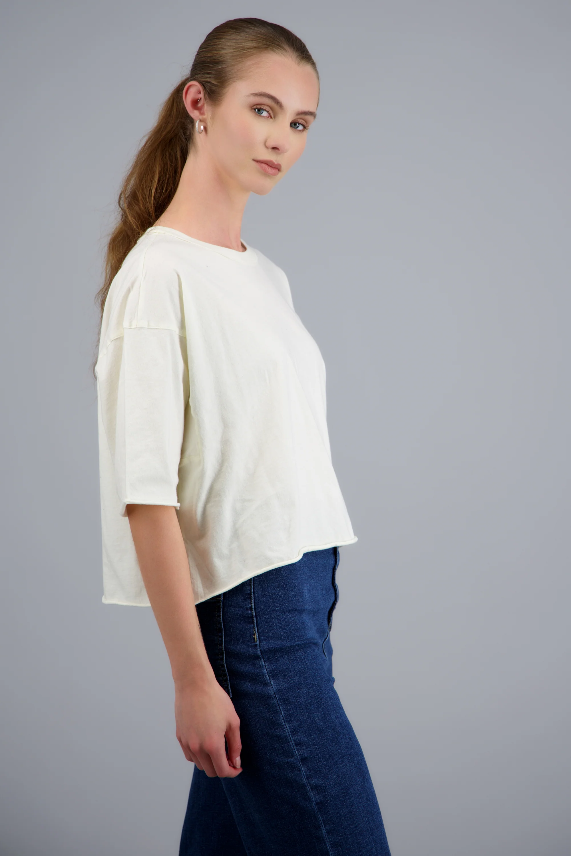 Playera crop fit boxy - Image 3