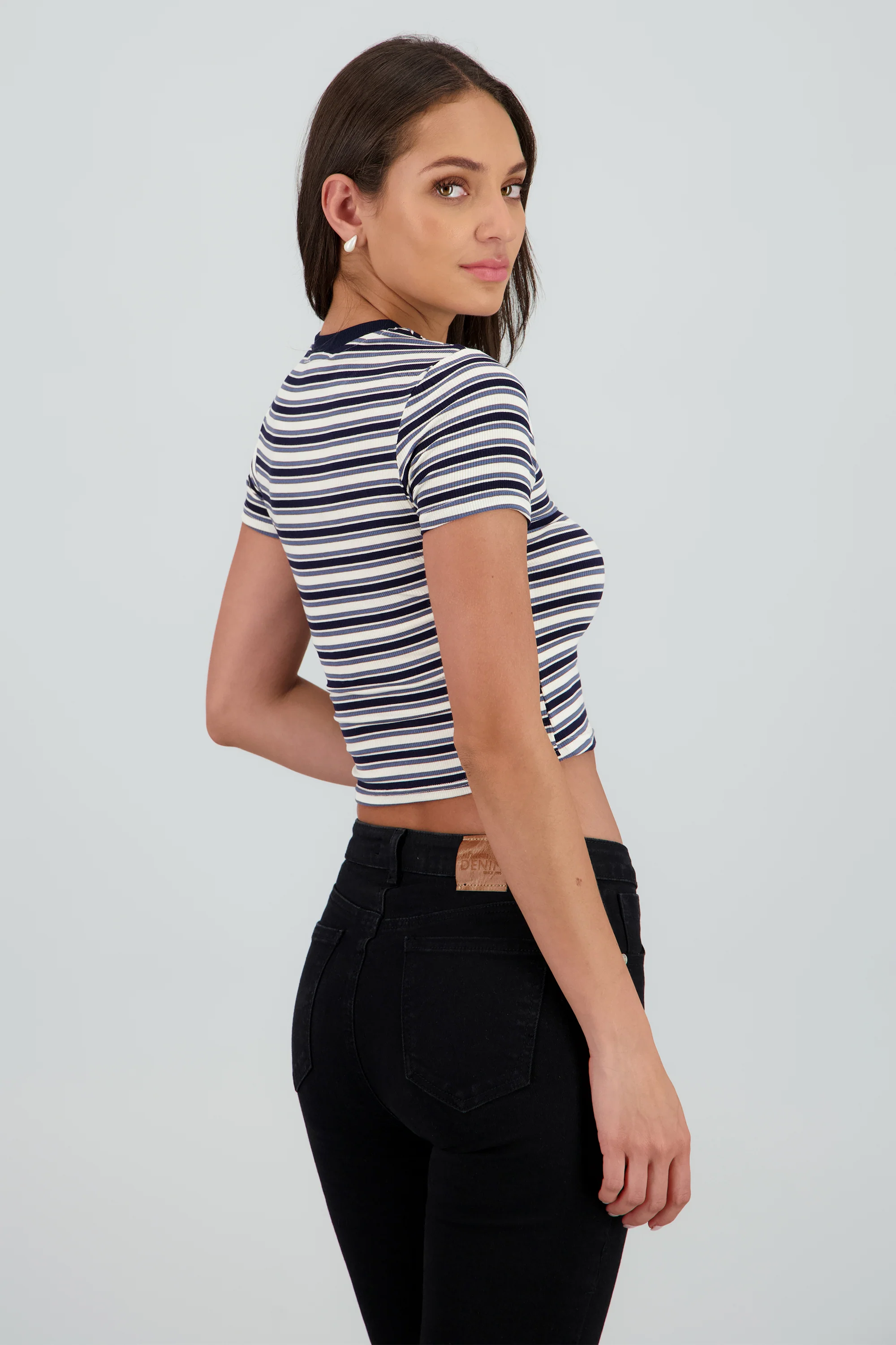 Playera crop rayas combo - Image 4