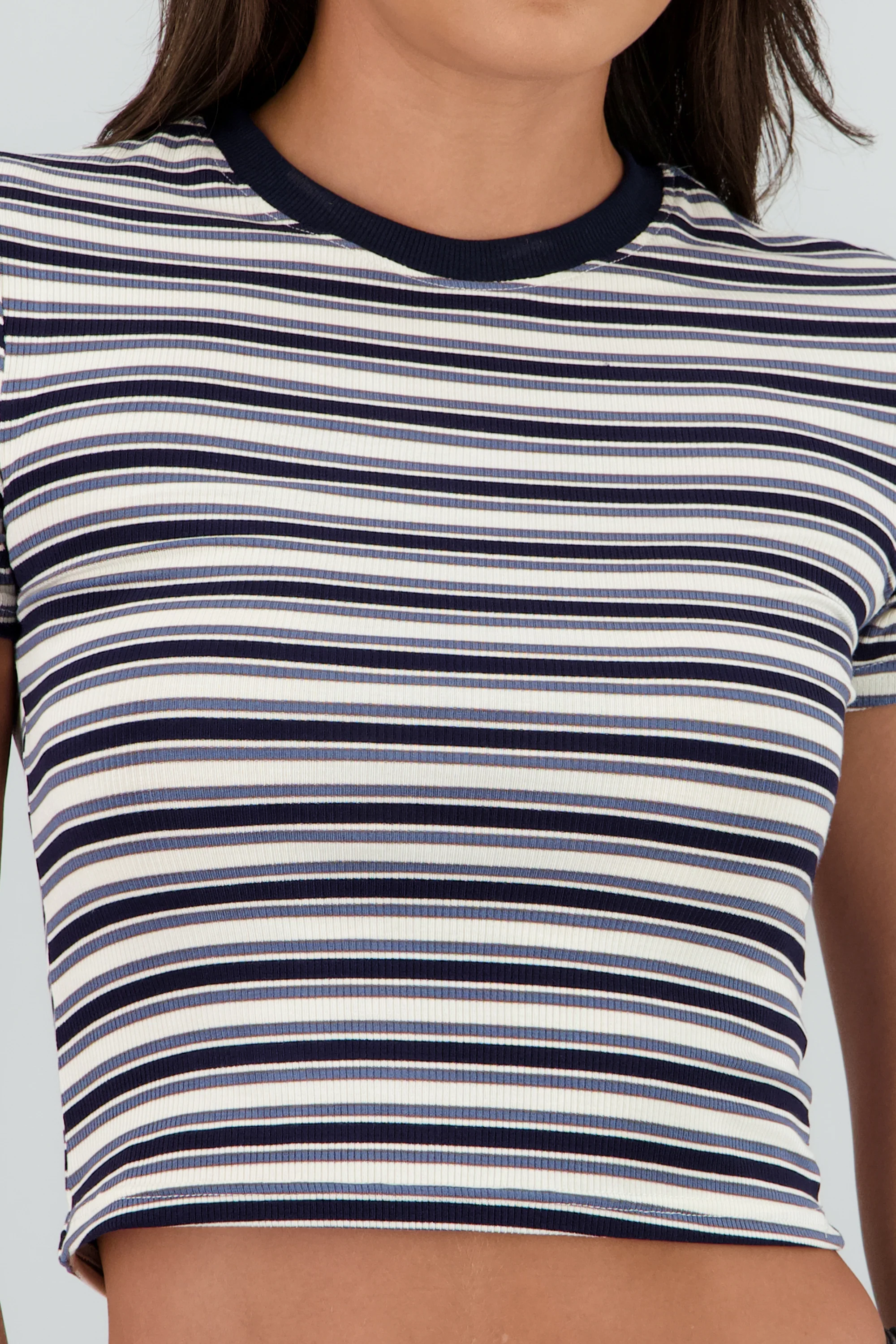 Playera crop rayas combo - Image 5