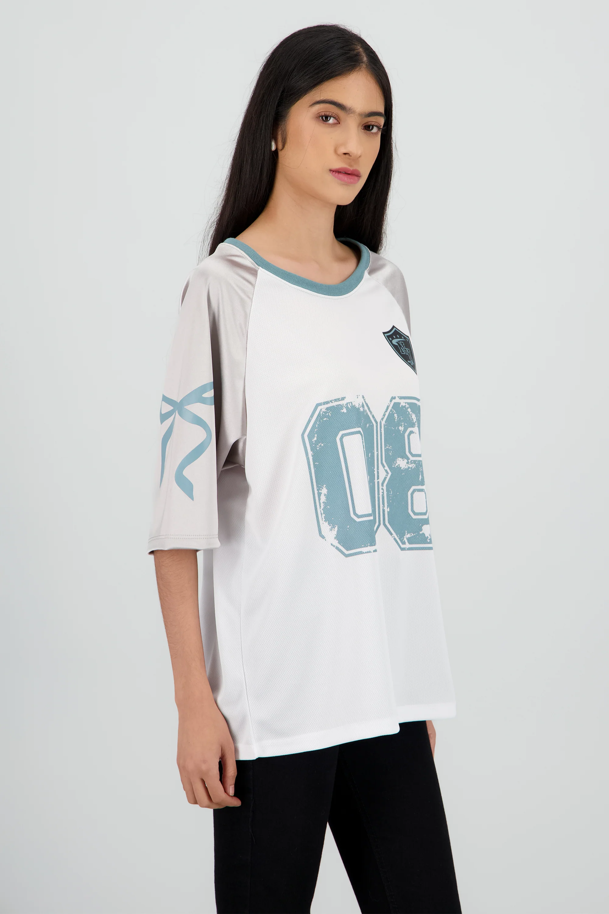 Playera deportiva contraste mangas - Image 3