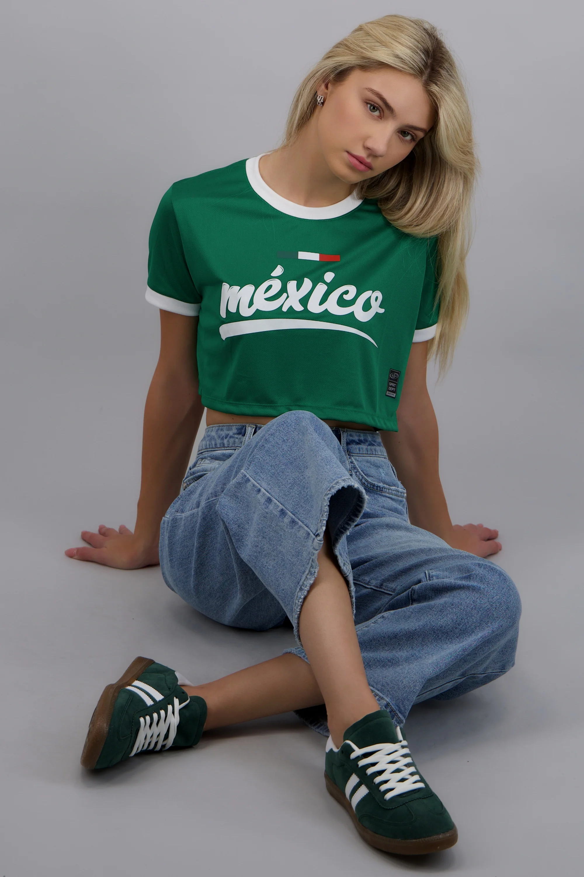 Playera deportiva crop México - Image 2